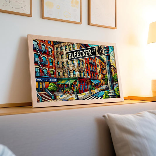 Bleecker Street, Greenwich Village - Home Decor Artwork