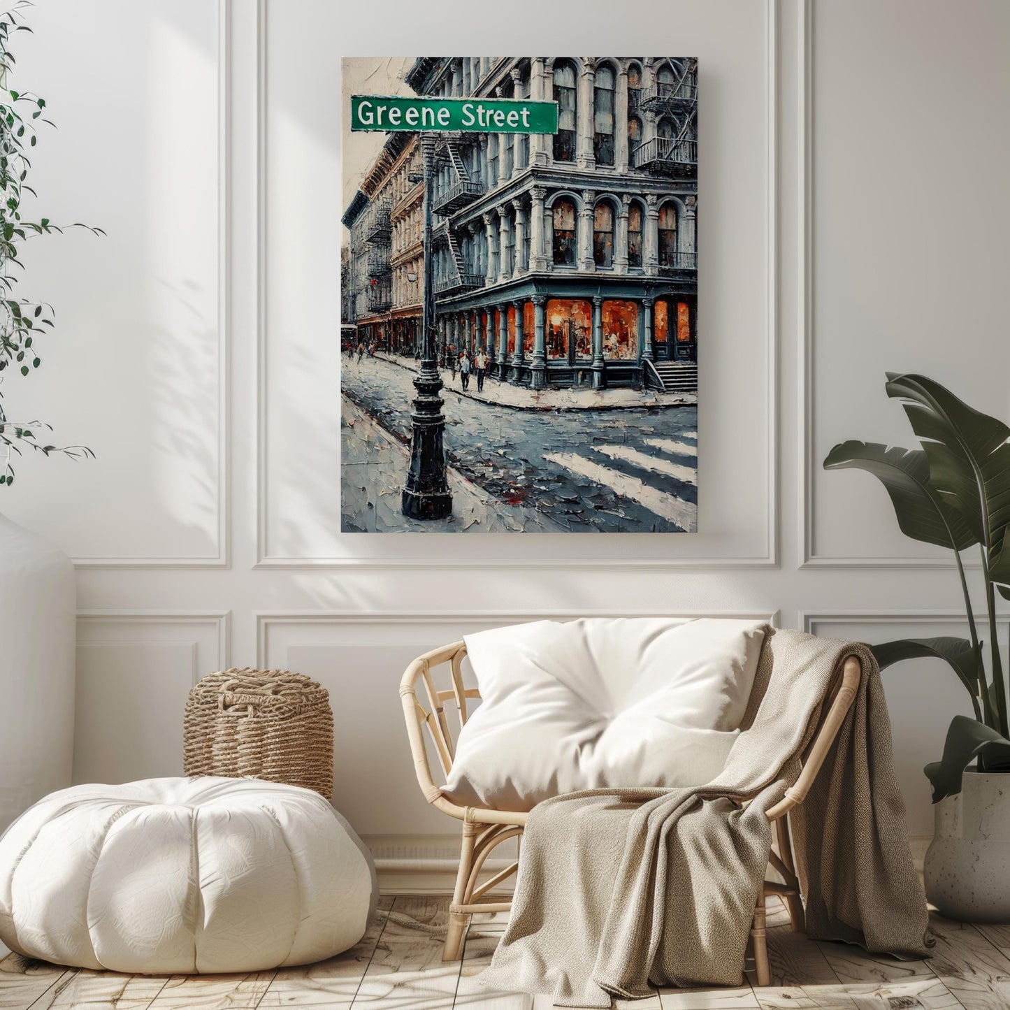 Greene Street Wall Art SoHo Print New York City Art Travel Poster Personalized Gift City Souvenir