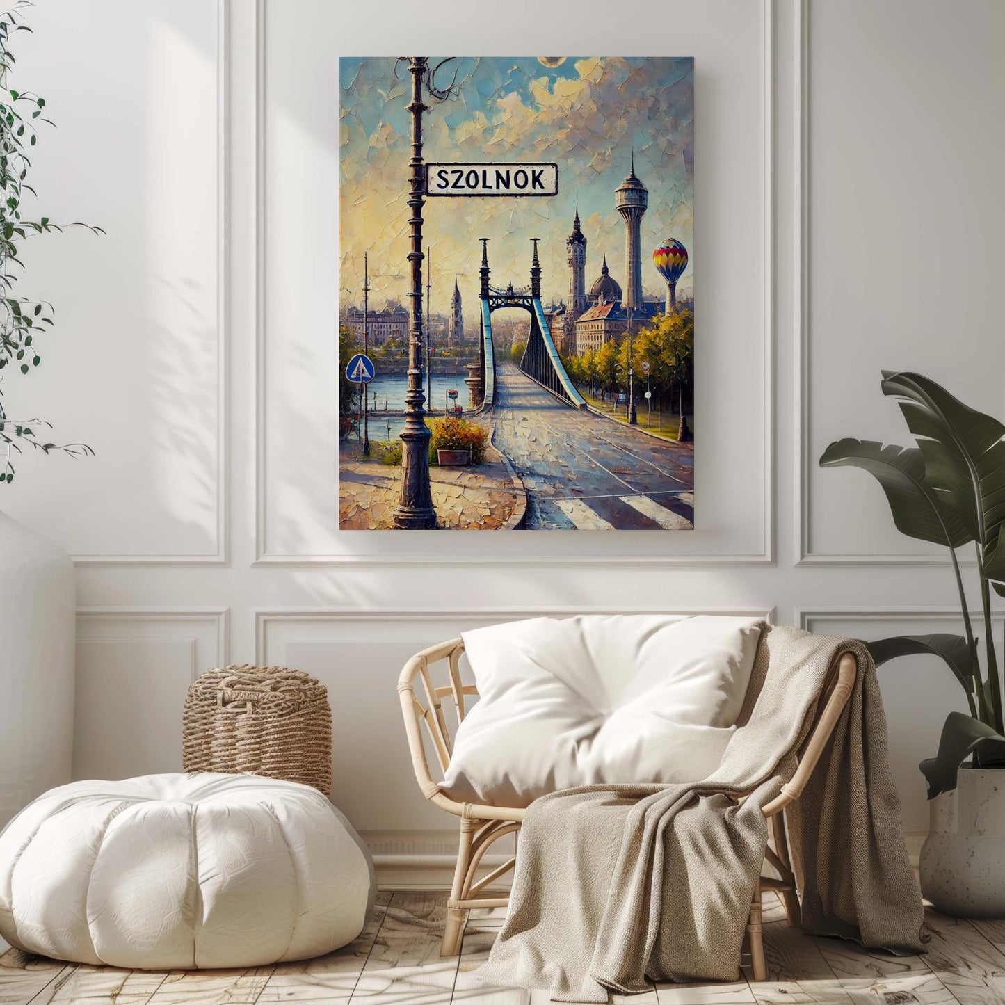Szolnok Art Print - Hungary City Wall Art, Travel Poster, European Home Decor, Housewarming Gift, Szolnok Travel Print