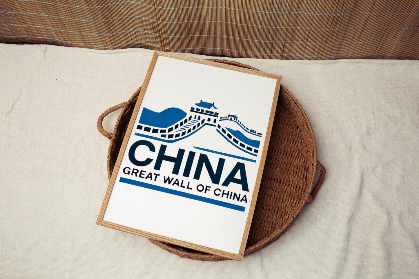 China Great Wall Wall Art Print – Travel Decor, China Gift, Home & Housewarming Wall Artwork