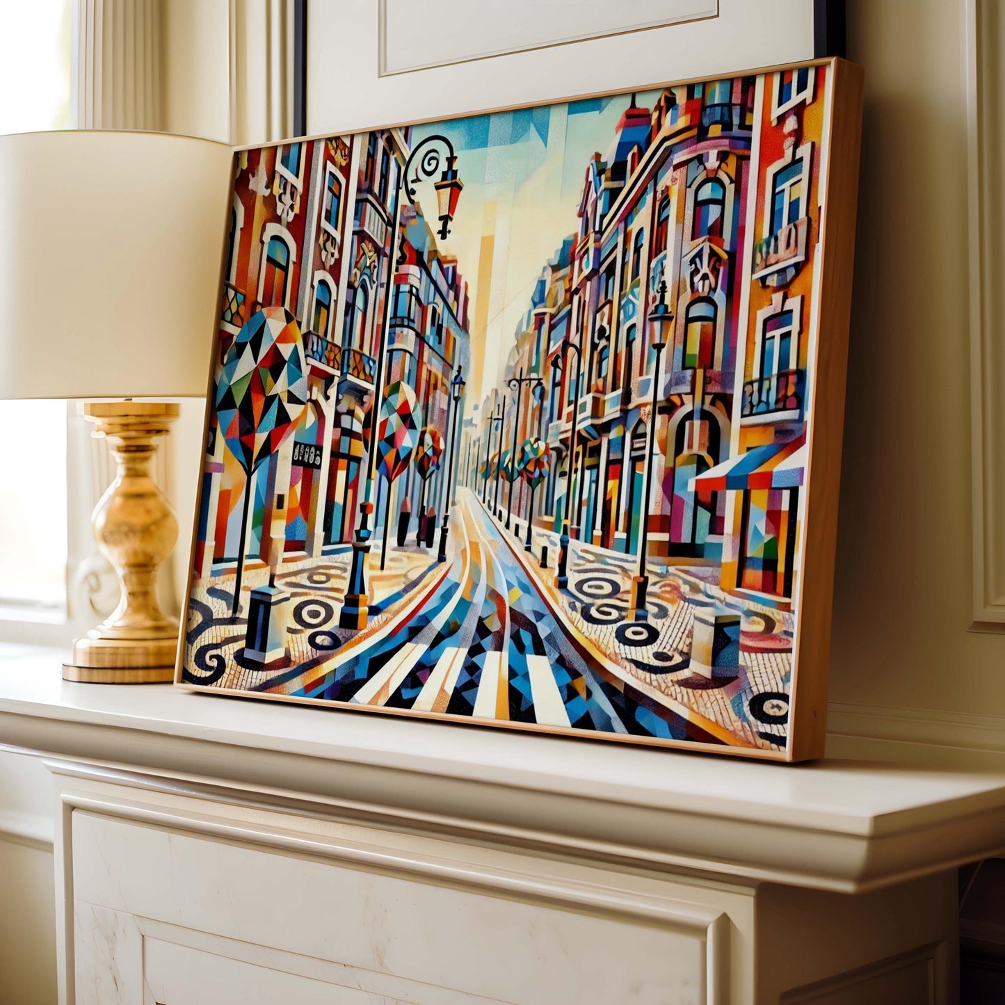 Avenida da Liberdade Wall Art Lisbon Print Portugal Travel Poster Housewarming Gift Portugal Artwork Wall Decor