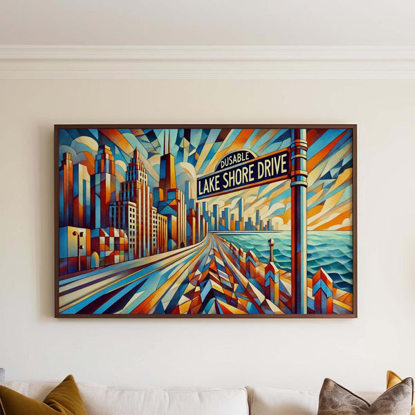 DuSable Lake Shore Print - Chicago, Illinois, USA