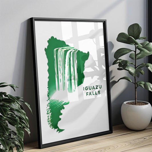 Venezuela Iguazu Falls Wall Art Print – Travel Home Decor, Housewarming Gift, Stunning Waterfall Artwork, Nature Landscape Wall Decor