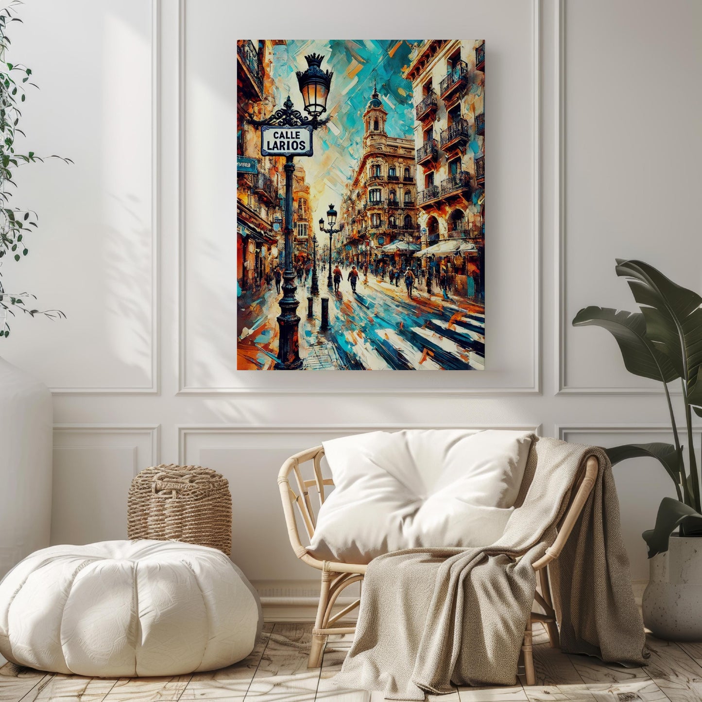 Calle Larios Wall Art Malaga Spain Travel Print & Poster Home Decor Spain Gift Housewarming Art