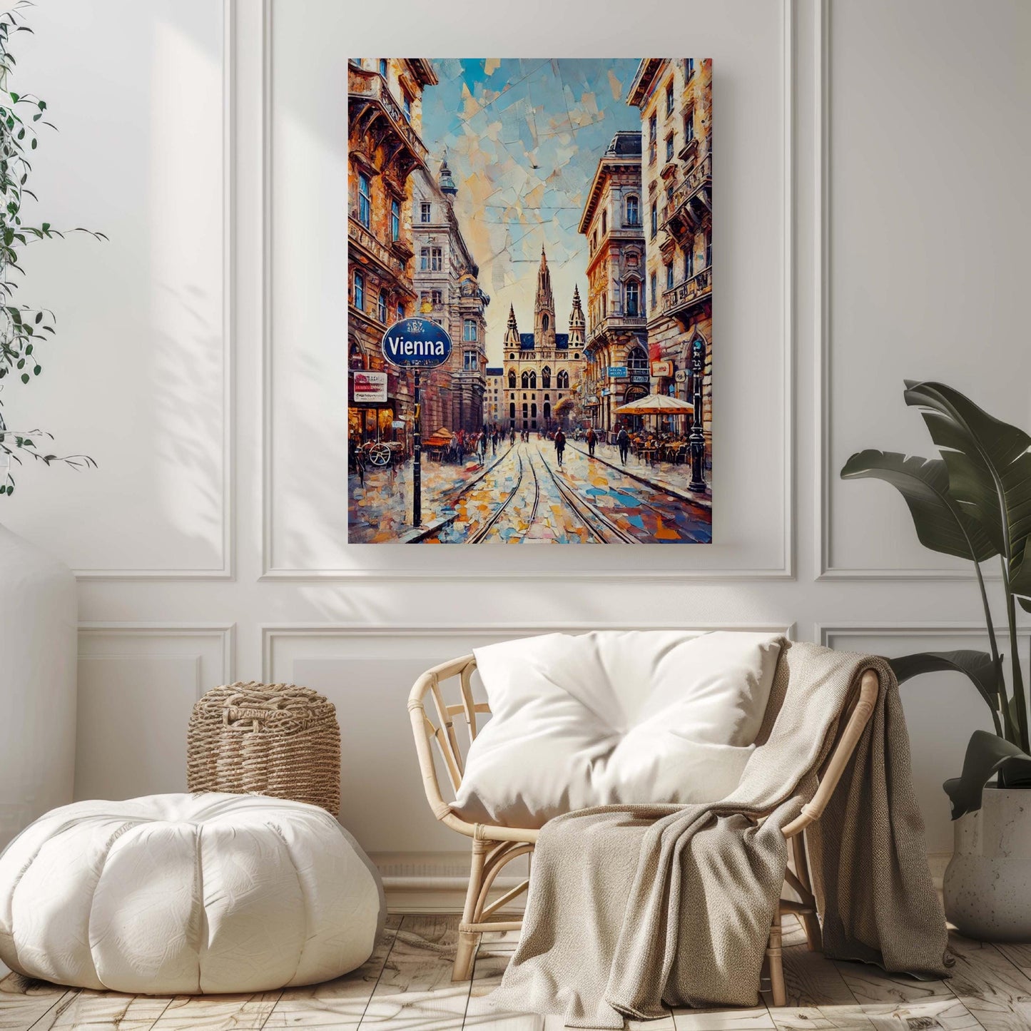 Vienna Art Print - Austria City Travel Poster, European Wall Decor, Vienna Travel Print, Housewarming Gift, Austria Artwork