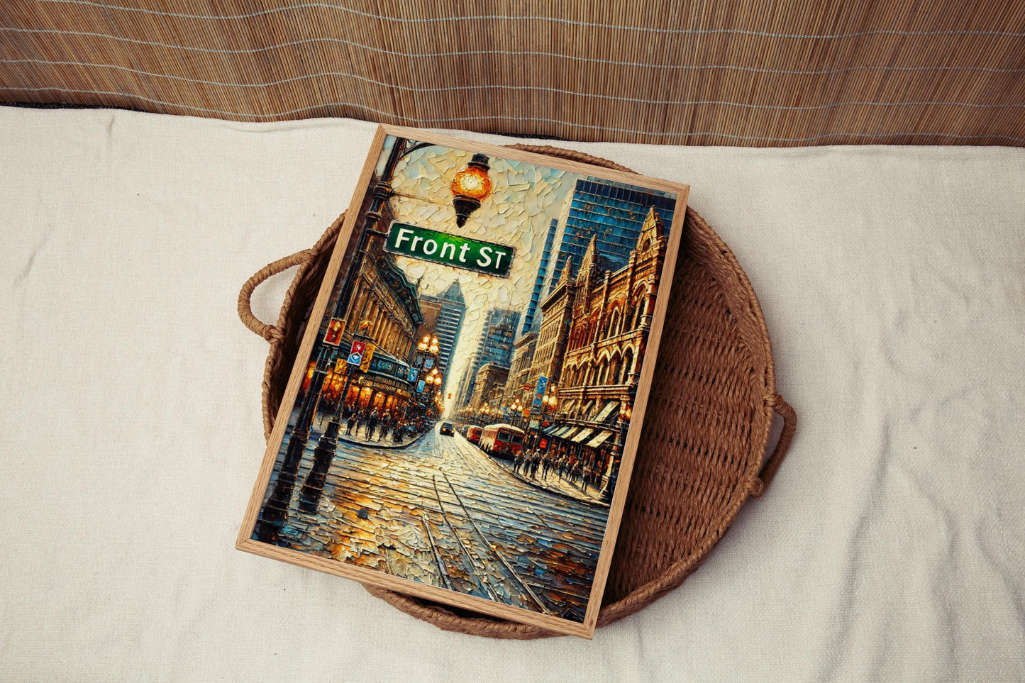 Front St Wall Art, Front Street Print, Toronto Art, Canada Gift, Travel Print, Travel Poster, Housewarming Gift, Canada Artwork
