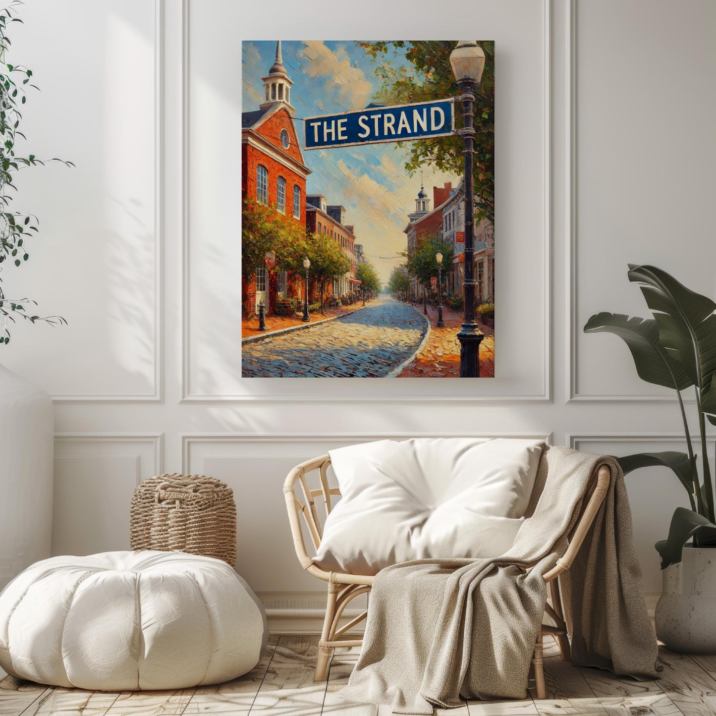 The Strand Wall Art, New Castle Print, Delaware Art, “City” Gift, Travel Souvenir, Travel Poster, “State” Art, PERSONALIZED GIFT