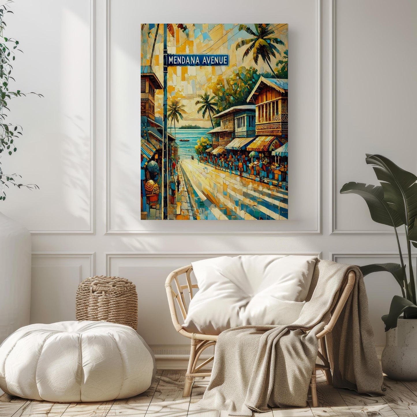 Solomon Islands Wall Art | Mendana Avenue Honiara Print | Tropical Street Sign Decor | Travel Souvenir | Home & Office Decor