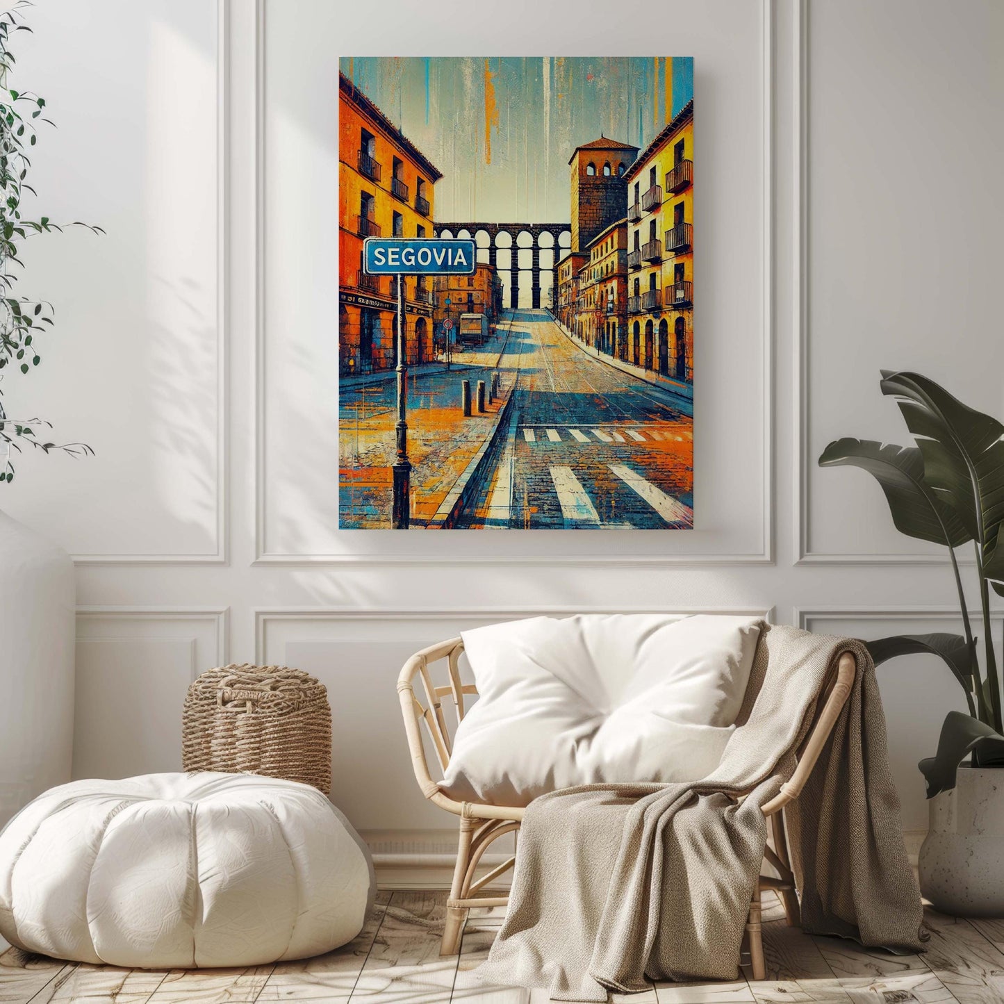 Segovia Art Print - Spain City Wall Art, Travel Poster, European Home Decor, Housewarming Gift, Segovia Travel Print, Spain Artwork