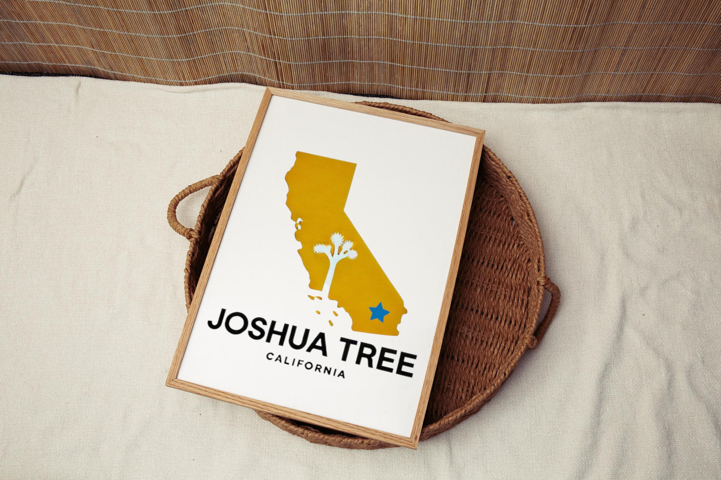 Joshua Tree Wall Art Print, California Travel Decor, Housewarming & College Gift, Desert Landscape Home Decor, CA Nature Artwork