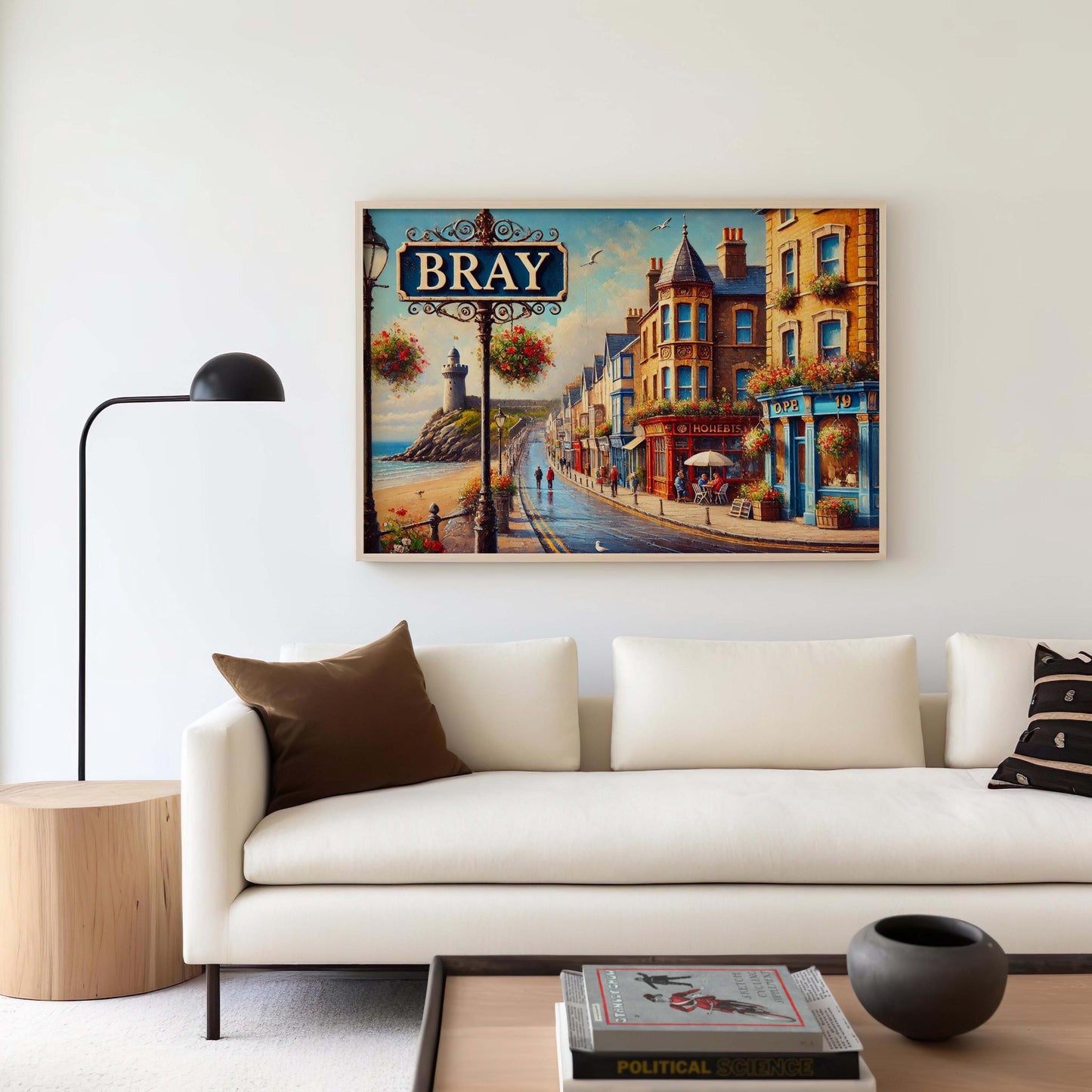 Bray Art Print - Ireland City Travel Poster, European Wall Art, Housewarming Gift, Bray Ireland Artwork, Coastal Home Decor, Travel Gift