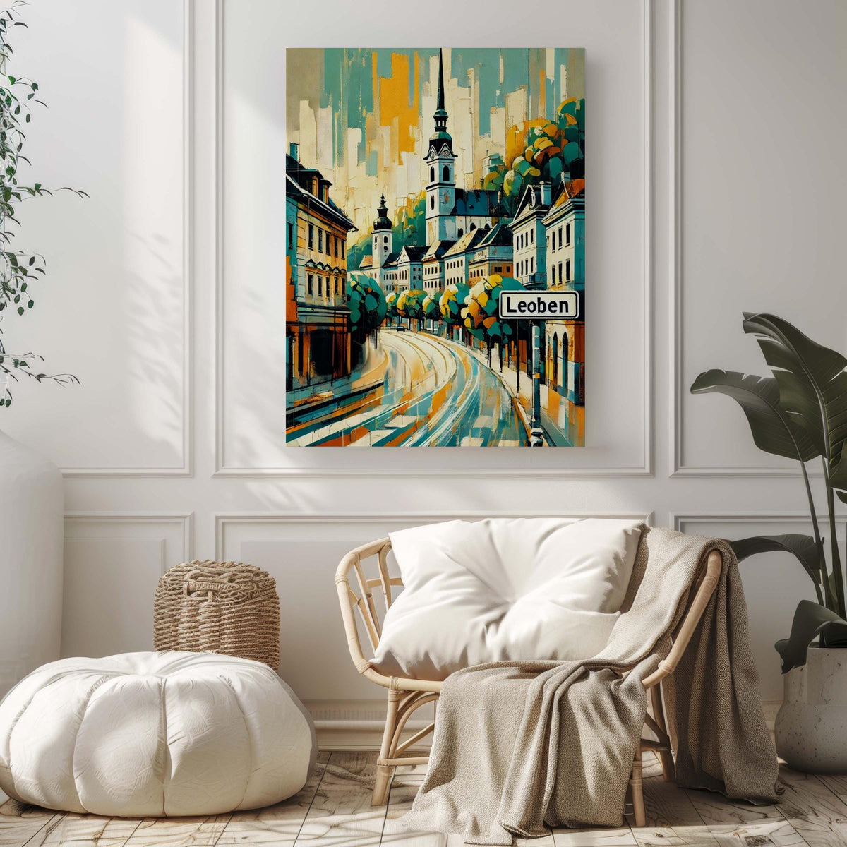 Leoben Travel Poster - Leoben, Austria