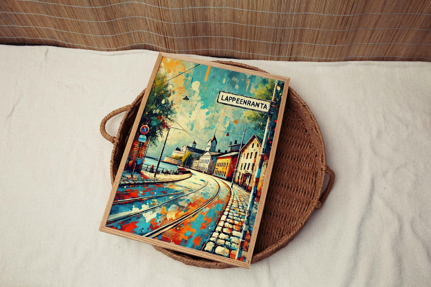 Lappeenranta Art - Finland City Wall Art, Travel Poster Print, Scandinavian Home Decor, Housewarming & Travel Gift