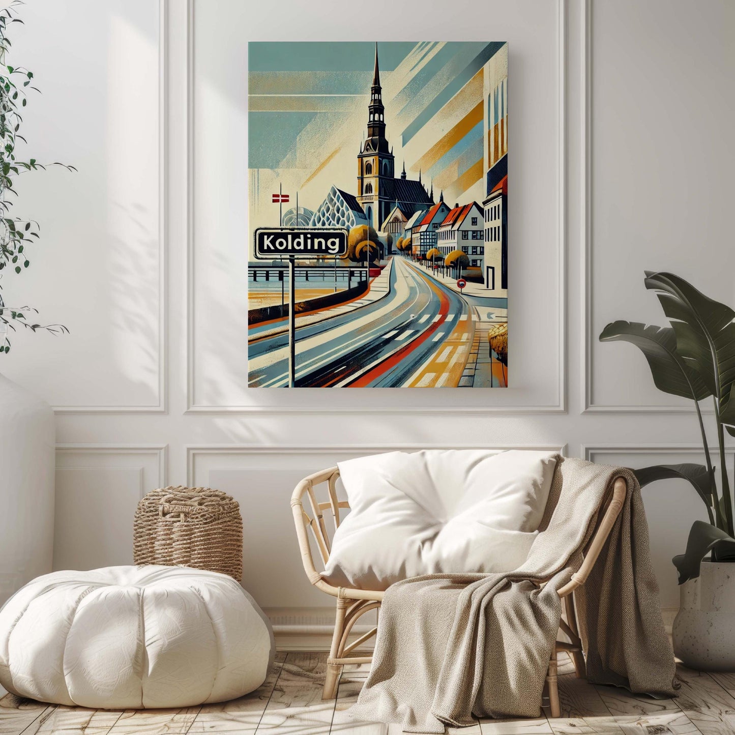 Kolding Art Print - Denmark City Wall Art, Travel Poster, European Home Decor, Housewarming Gift, Kolding Travel Gift
