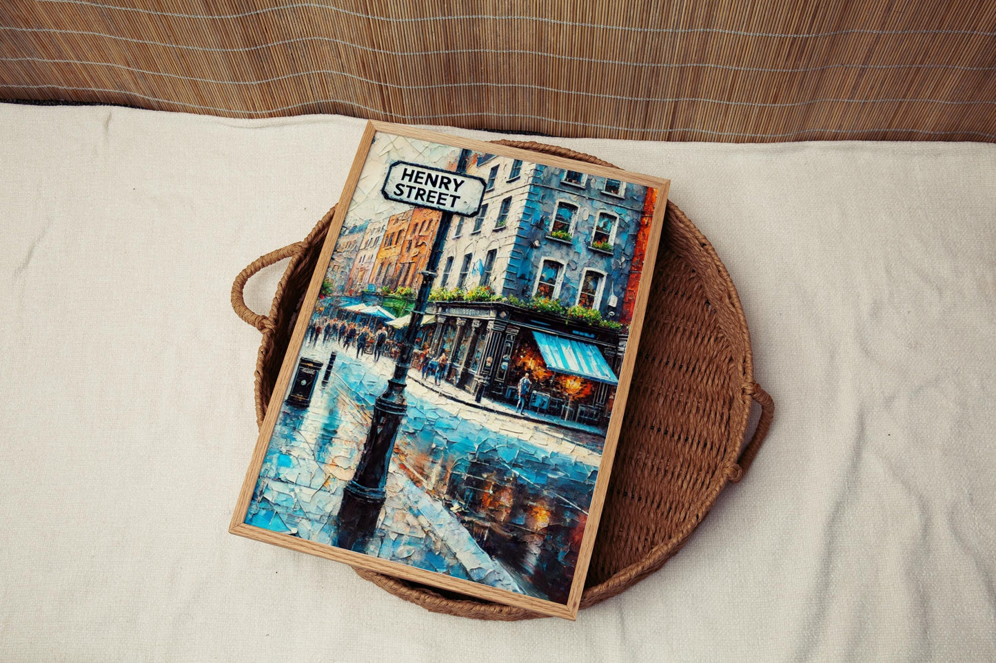 Dublin Henry St Wall Art Print - Travel Poster & Ireland Decor, Housewarming Gift, Dublin Travel Print, Ireland Gift, Dublin City Art