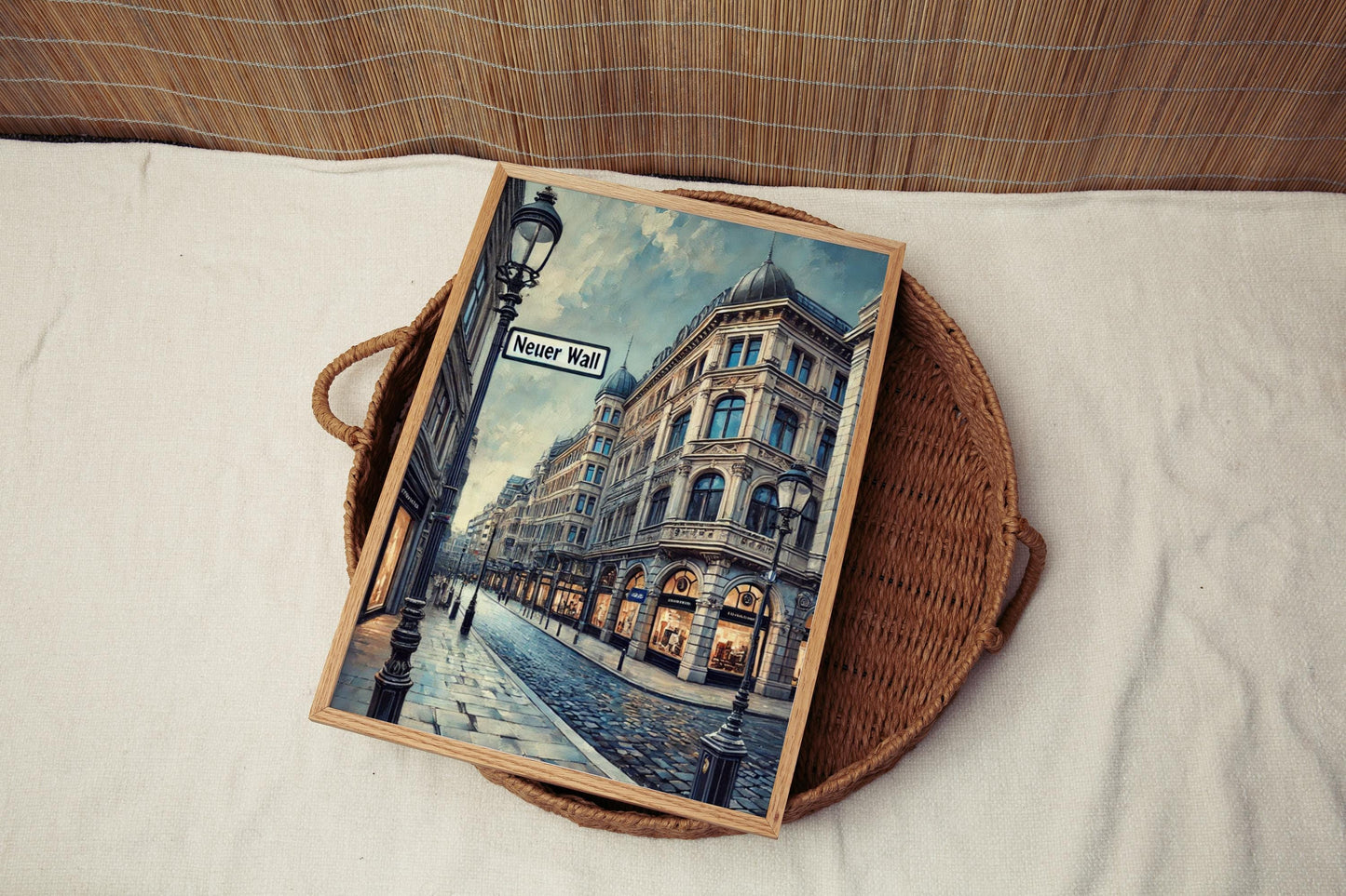 Wall Print Neuer Wall Germany Art Travel Poster European Souvenir Housewarming Gift