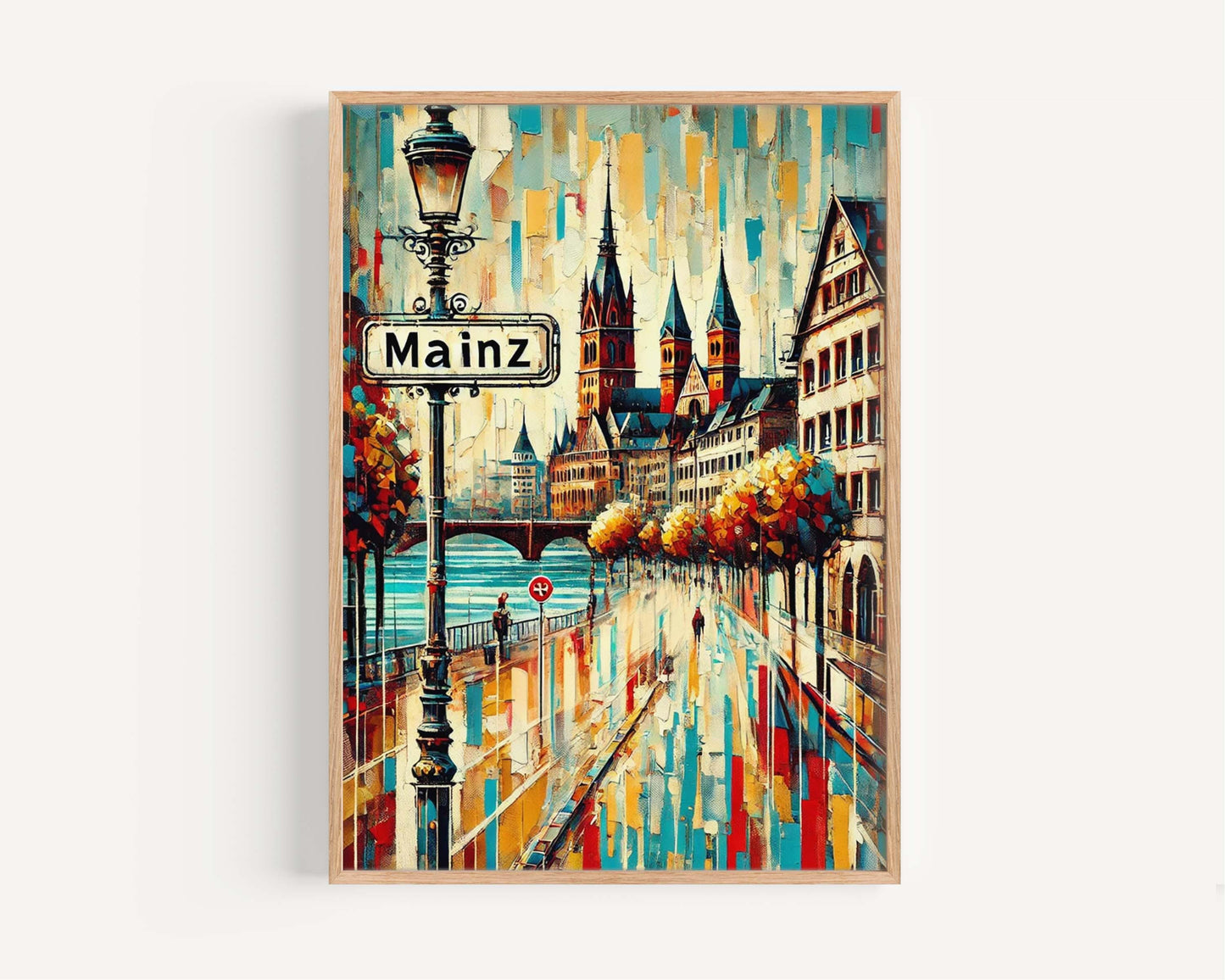 Mainz Art Print - Germany City Wall Art, Travel Poster, European Artwork, Housewarming Gift, German Travel Decor