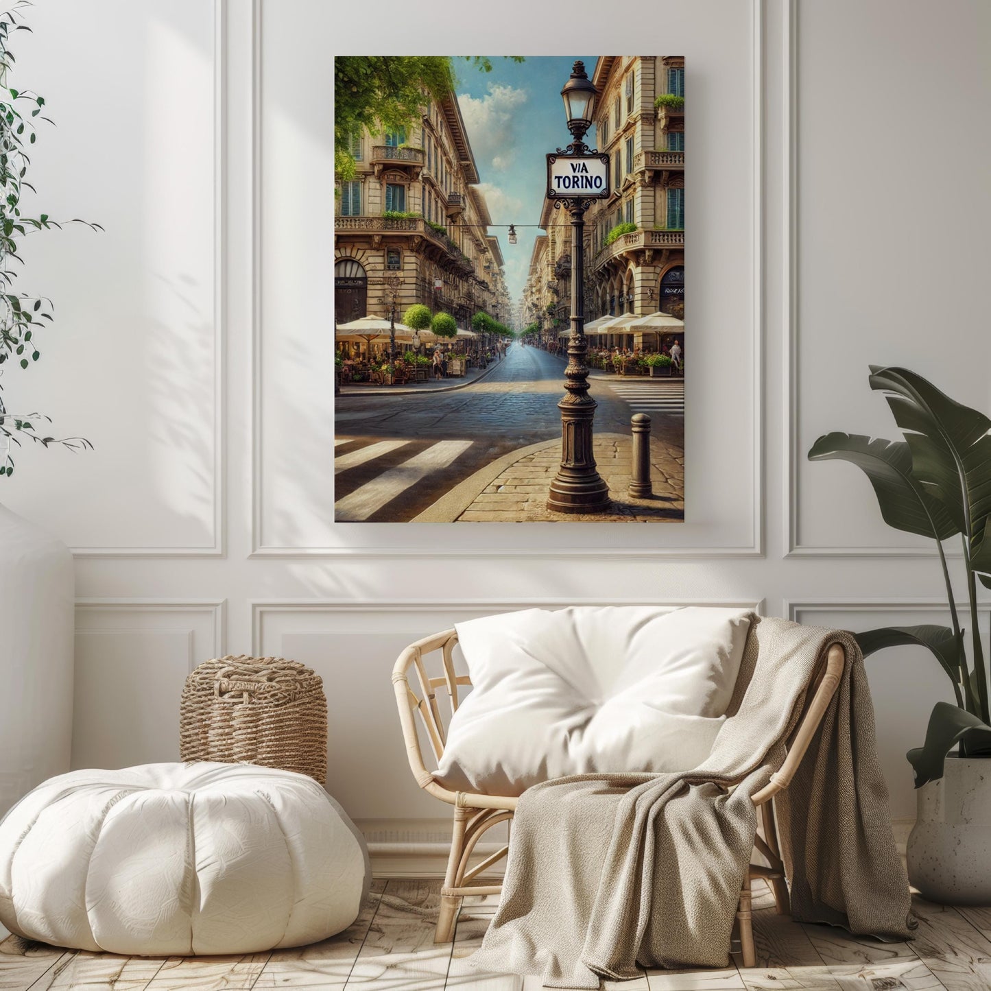 Milan Via Torino Wall Art Print β Italy Travel Poster, Milan Gift, Italian Souvenir, Housewarming Decor, Modern Cityscape Art Print