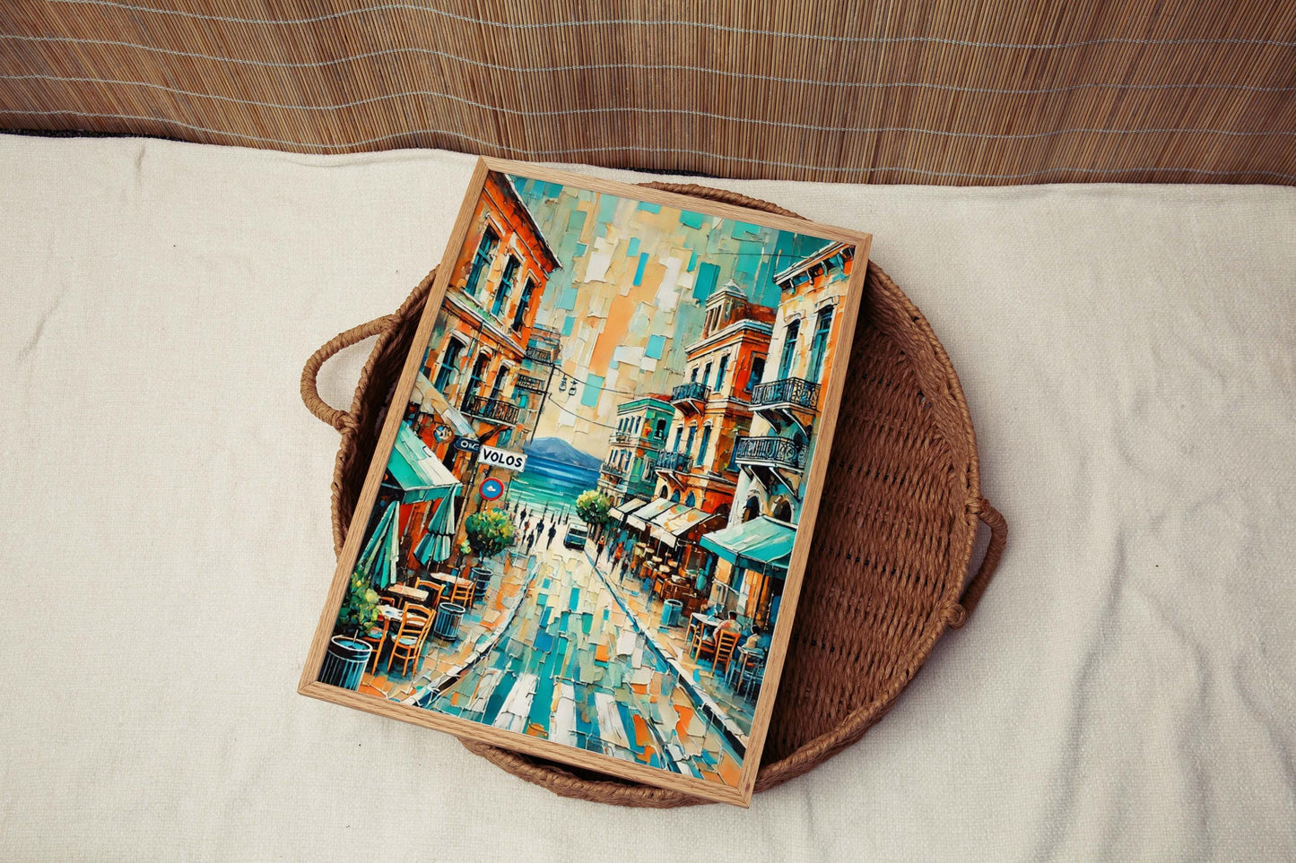 Volos Art Greek Wall Print – Coastal Travel Poster, European Decor, Housewarming Gift, Volos Wall Art for Home & Office