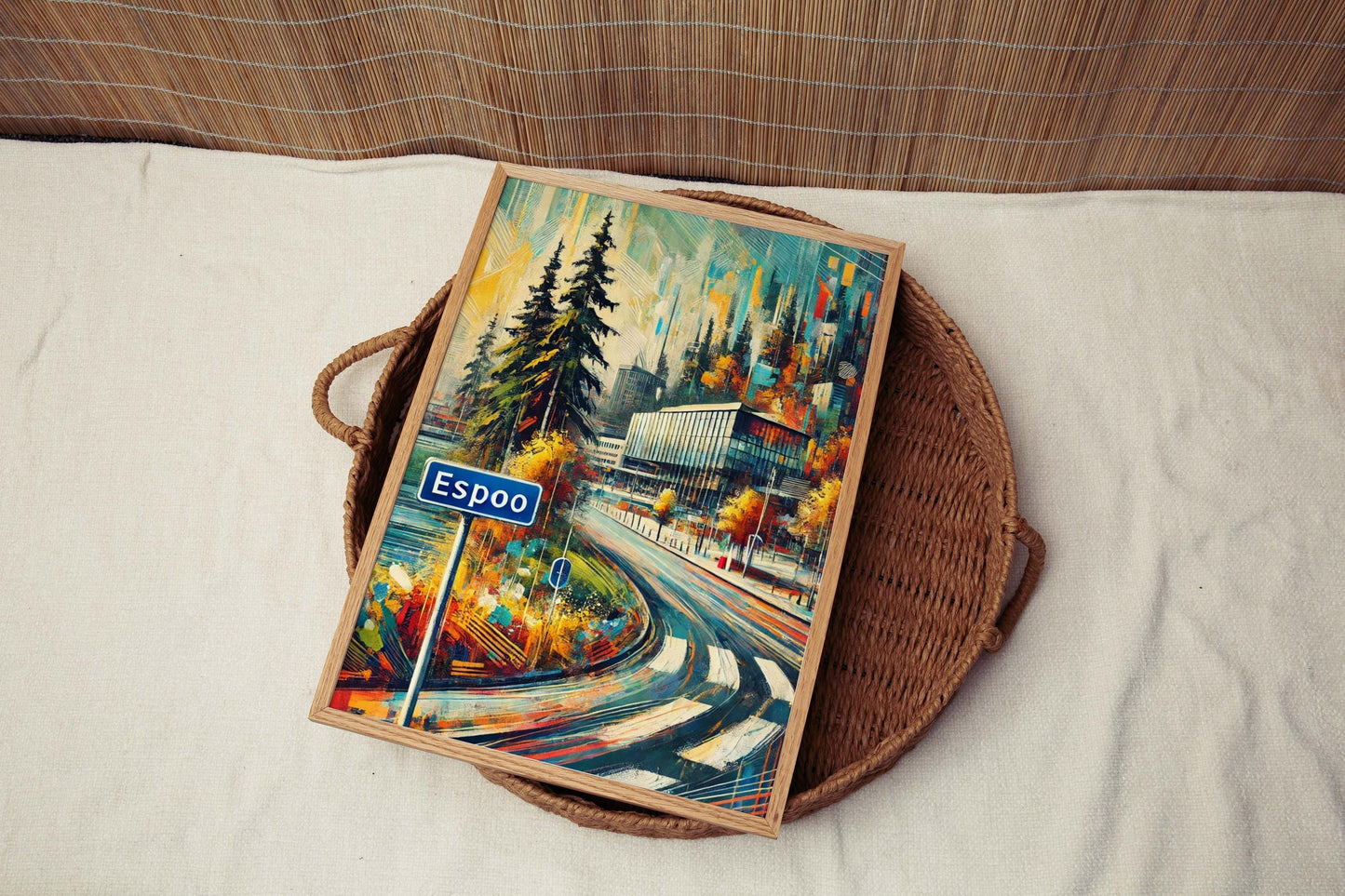 Espoo Art Print - Finland Wall Art, Travel Poster, European City Gift, Housewarming Decor, Nordic Artwork, Espoo Finland Travel Print