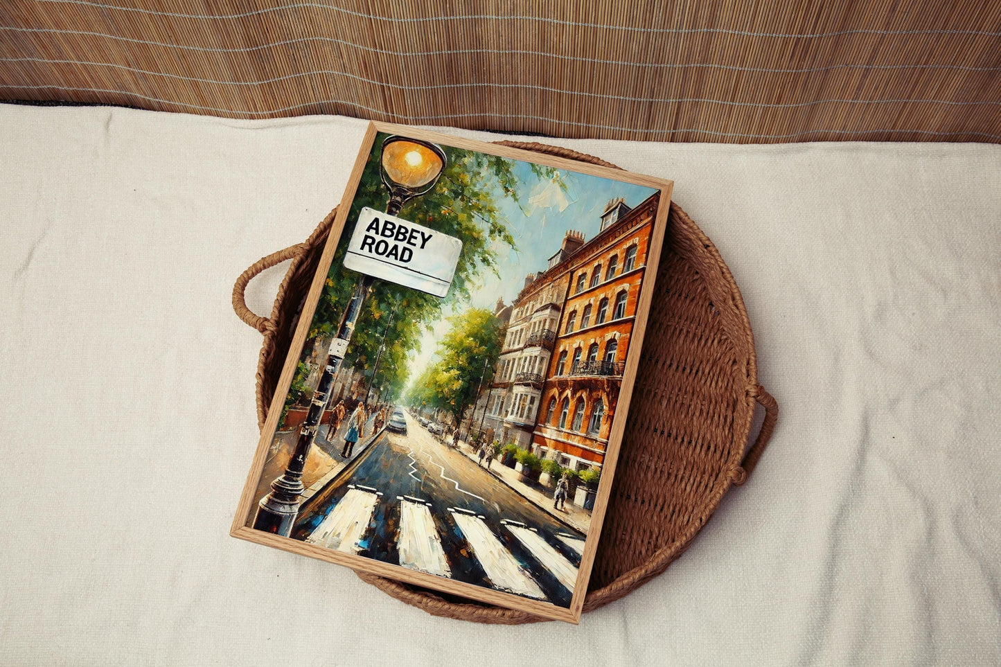 Europe Abbey St Wall Art Print, London Travel Poster, European Gift & Housewarming Decor, Modern Wall Print, Stylish Travel Art
