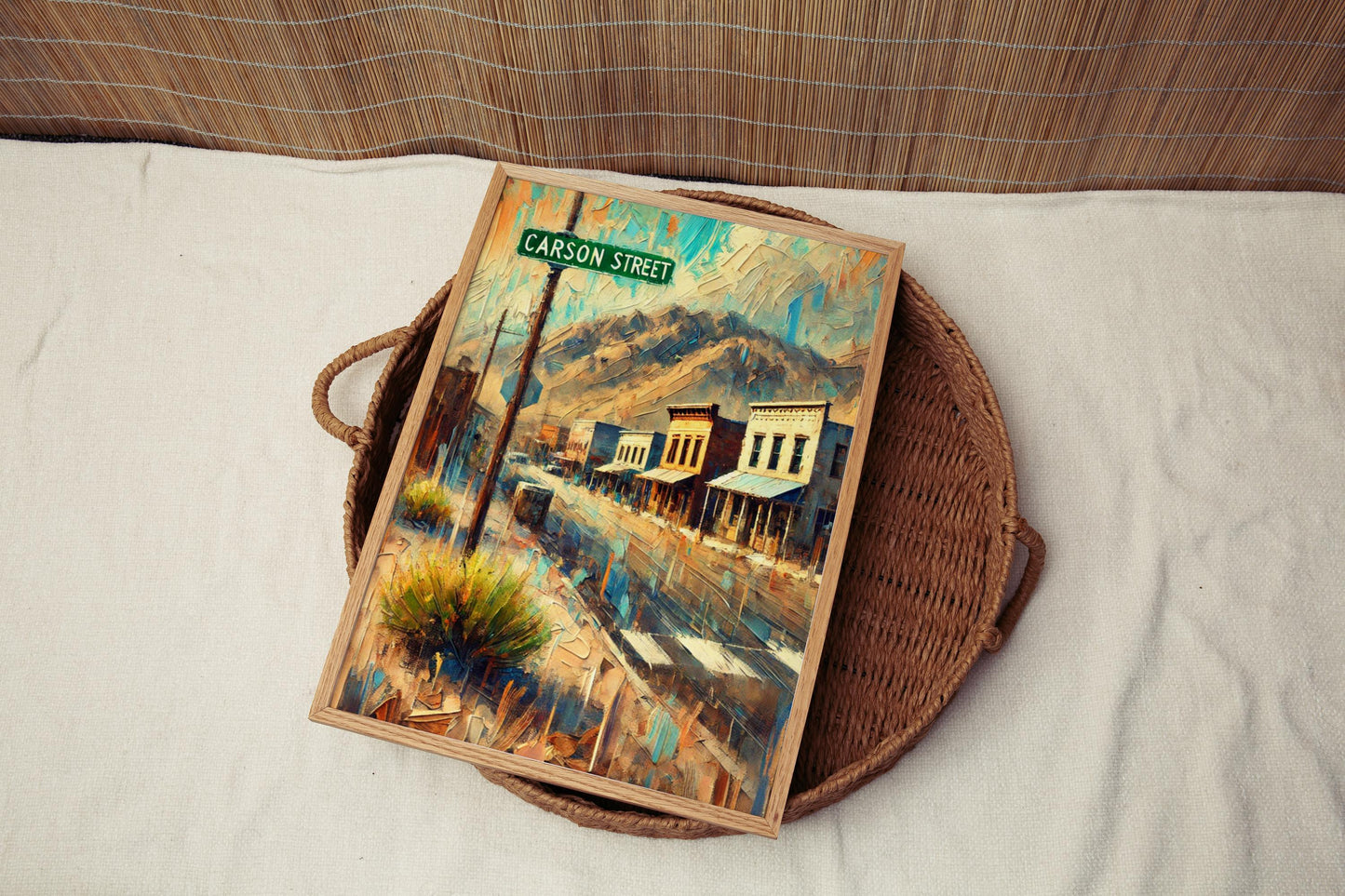 Carson Street Wall Art, Nevada Print, USA Art, “City” Gift, Travel Souvenir, Travel Poster, “State” Art, PERSONALIZED GIFT