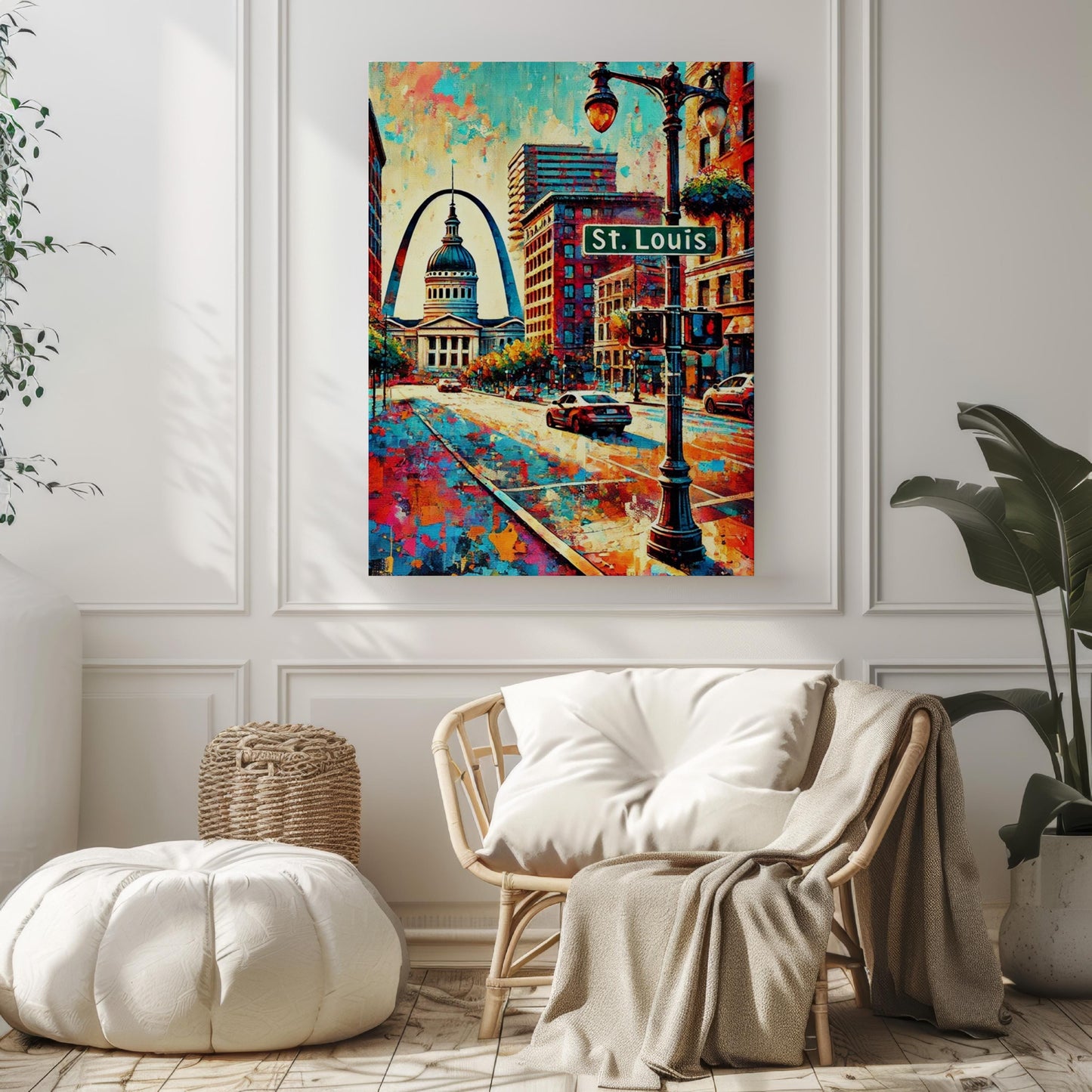 Art St Louis Wall Print, Missouri Travel Poster, USA Decor, Housewarming Gift, Unique Missouri Art, St Louis Home Wall Decor
