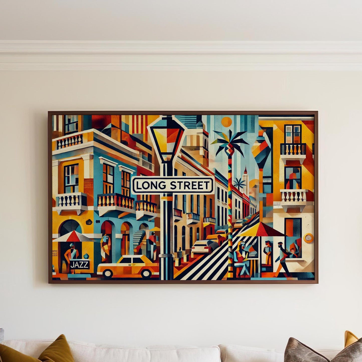 Long Street Wall Art Cape Town Print South Africa Travel Poster Housewarming Gift South Africa Art Decor