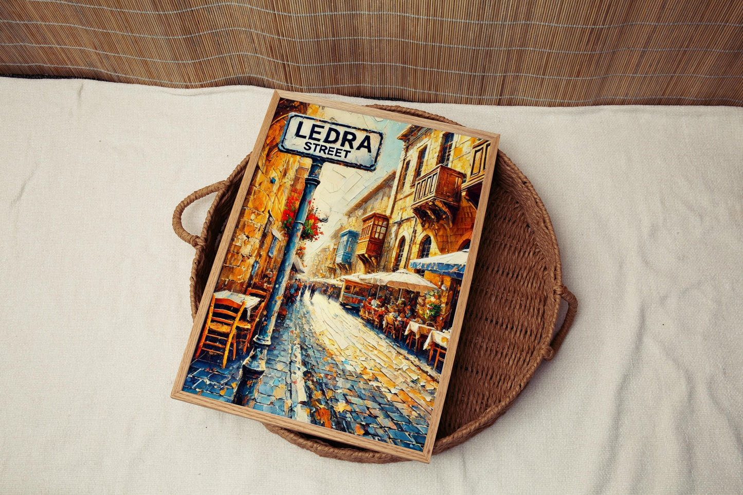 European Cyprus Ledra St Wall Art Print - Travel Poster, European Decor, Cyprus Gift, Housewarming & Travel Wall Art
