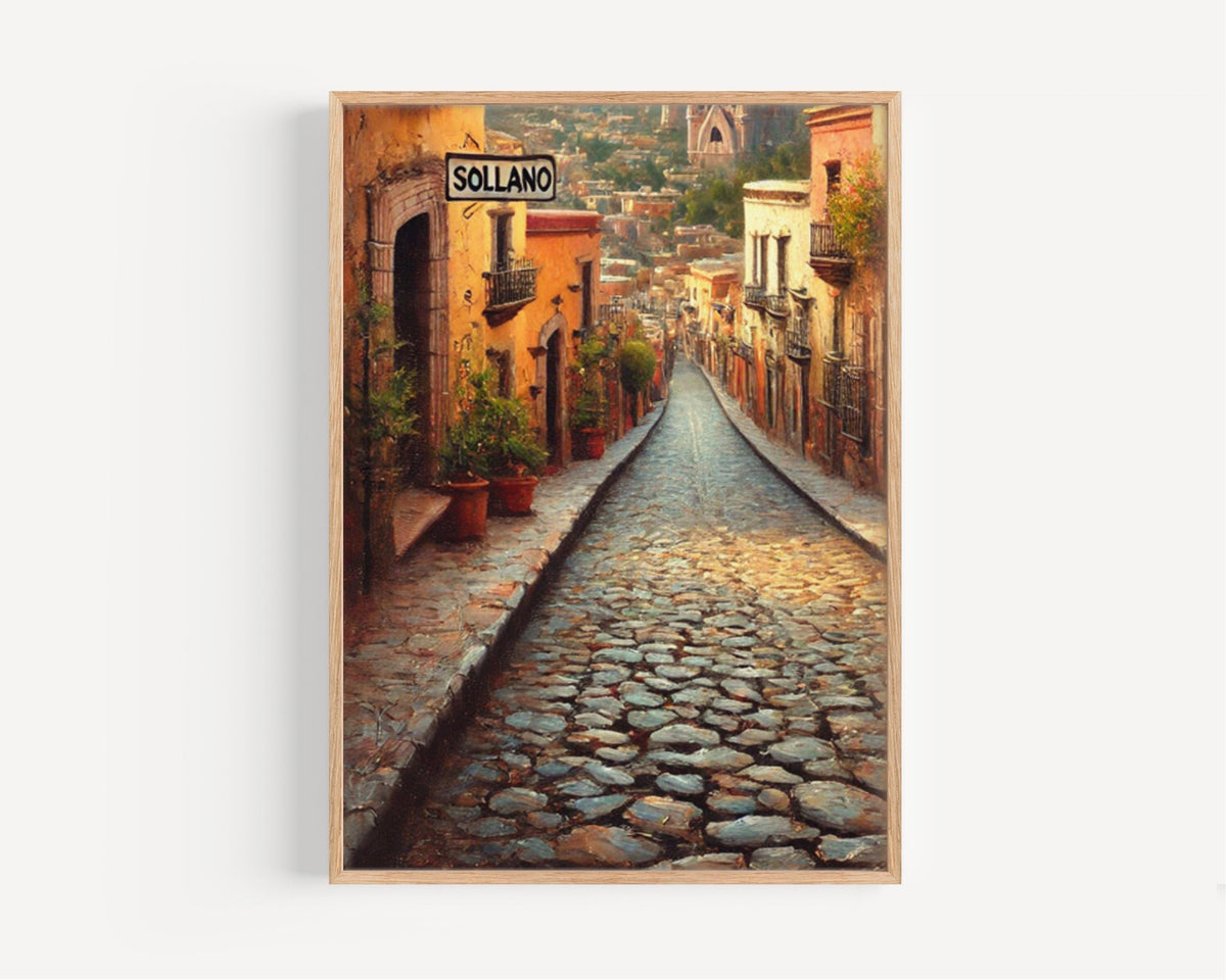 Calle Sollano Print - San Miguel de Allende, Mexico