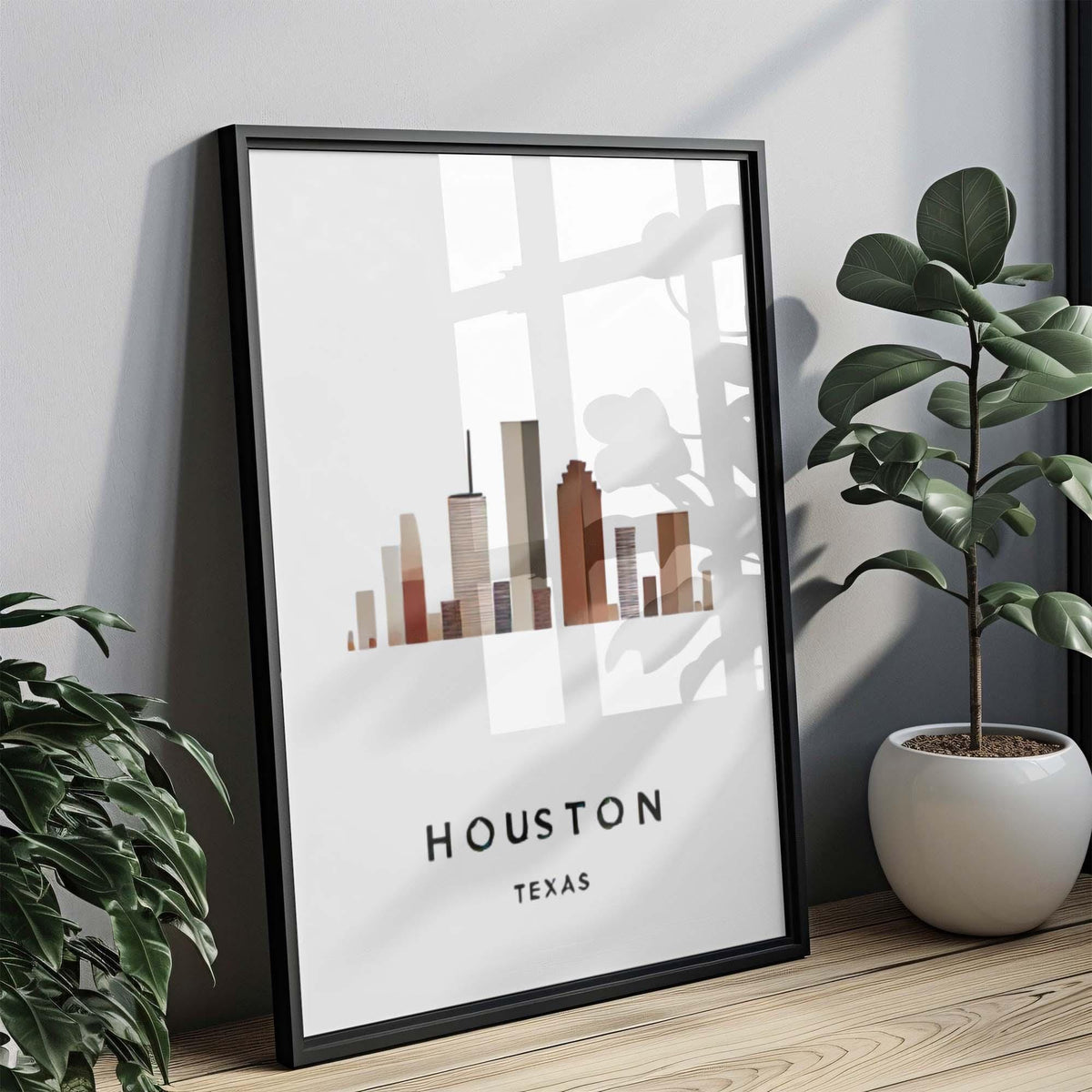 Houston Skyline Print - Houston, Texas, USA