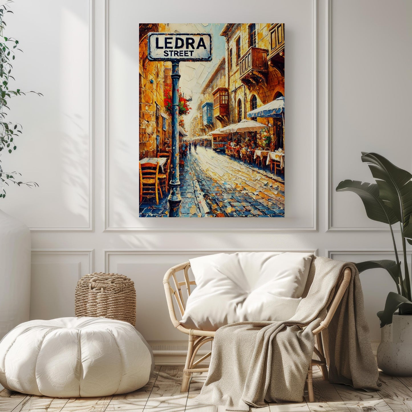 European Cyprus Ledra St Wall Art Print - Travel Poster, European Decor, Cyprus Gift, Housewarming & Travel Wall Art