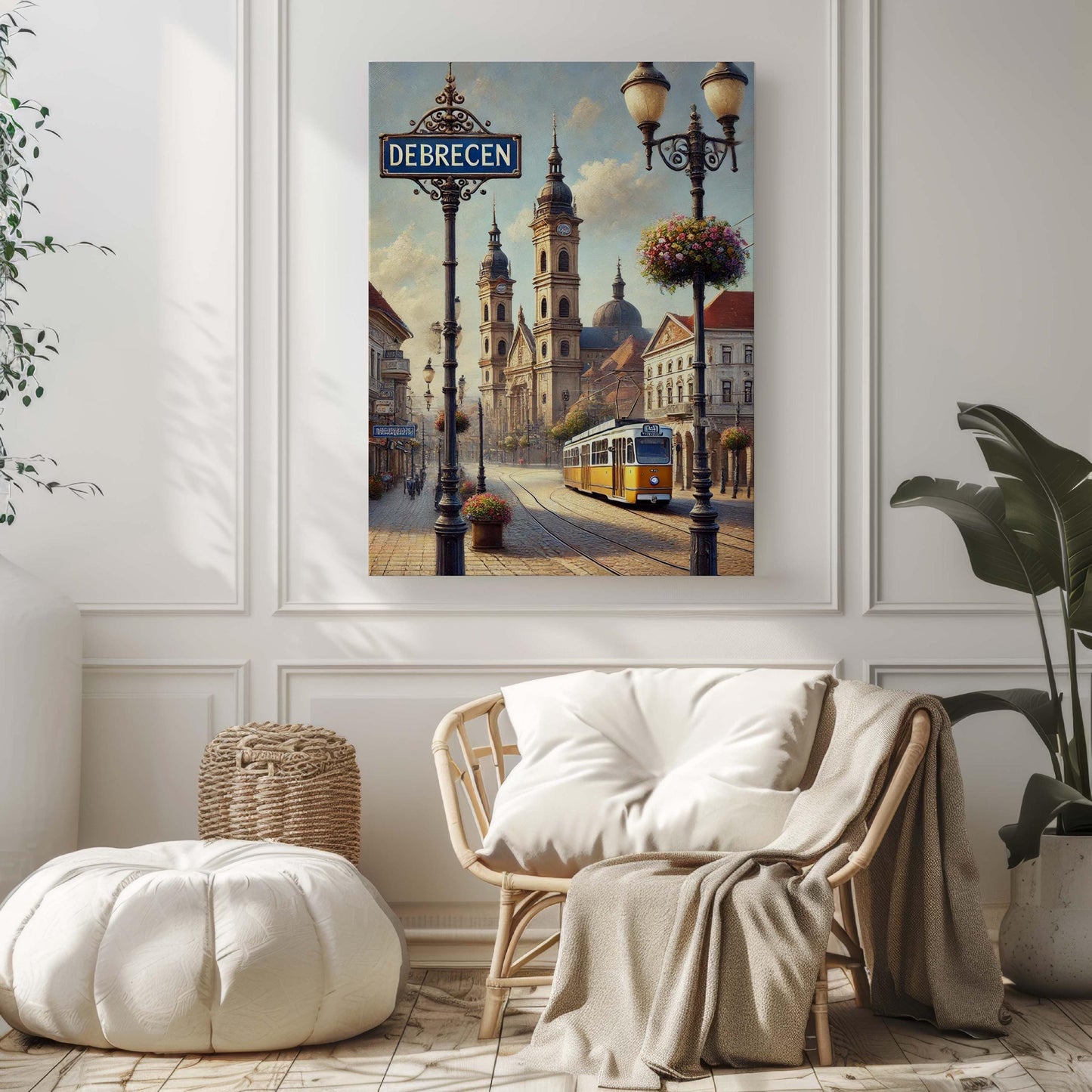 Debrecen Art Print - Hungary Travel Poster, European City Wall Decor, Debrecen Gift, Housewarming & Home Office Artwork
