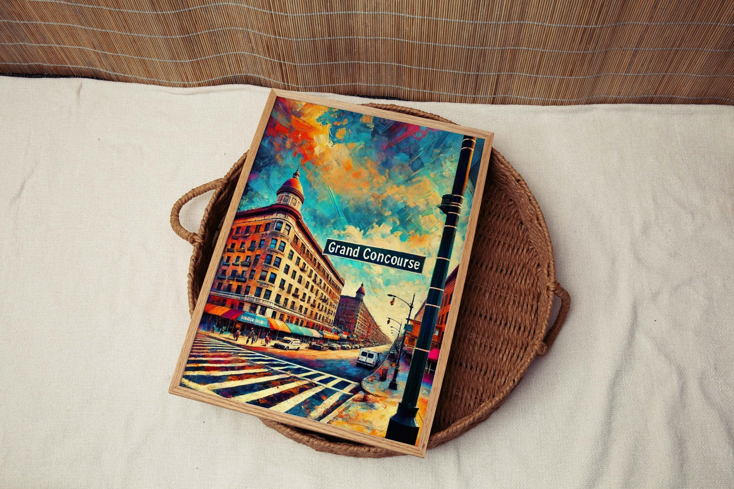 Grand Concourse Wall Art - Bronx Artwork Travel Print, New York Poster, Housewarming Gift, Urban Home Decor