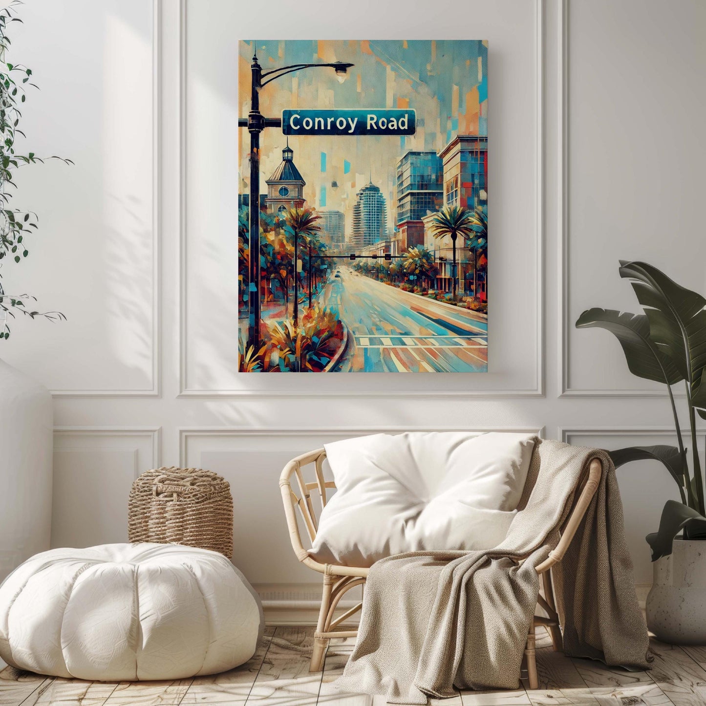 Conroy Road Print - Orlando Florida Wall Art, Travel Poster, FL Souvenir, Housewarming & Florida Gift, Unique Home Decor
