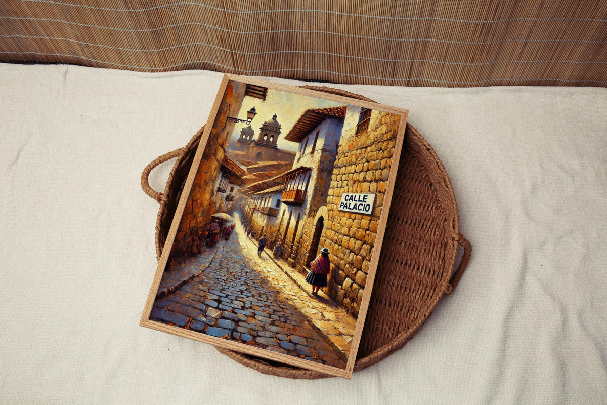 Calle Palacio Print Colonial - Peru