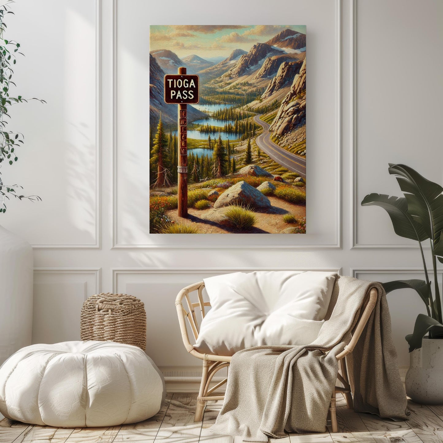 Tioga Pass Wall Art Print - Yosemite Travel Poster, America Landscape Gift, Housewarming Decor, Nature Photography, Adventure Home Art