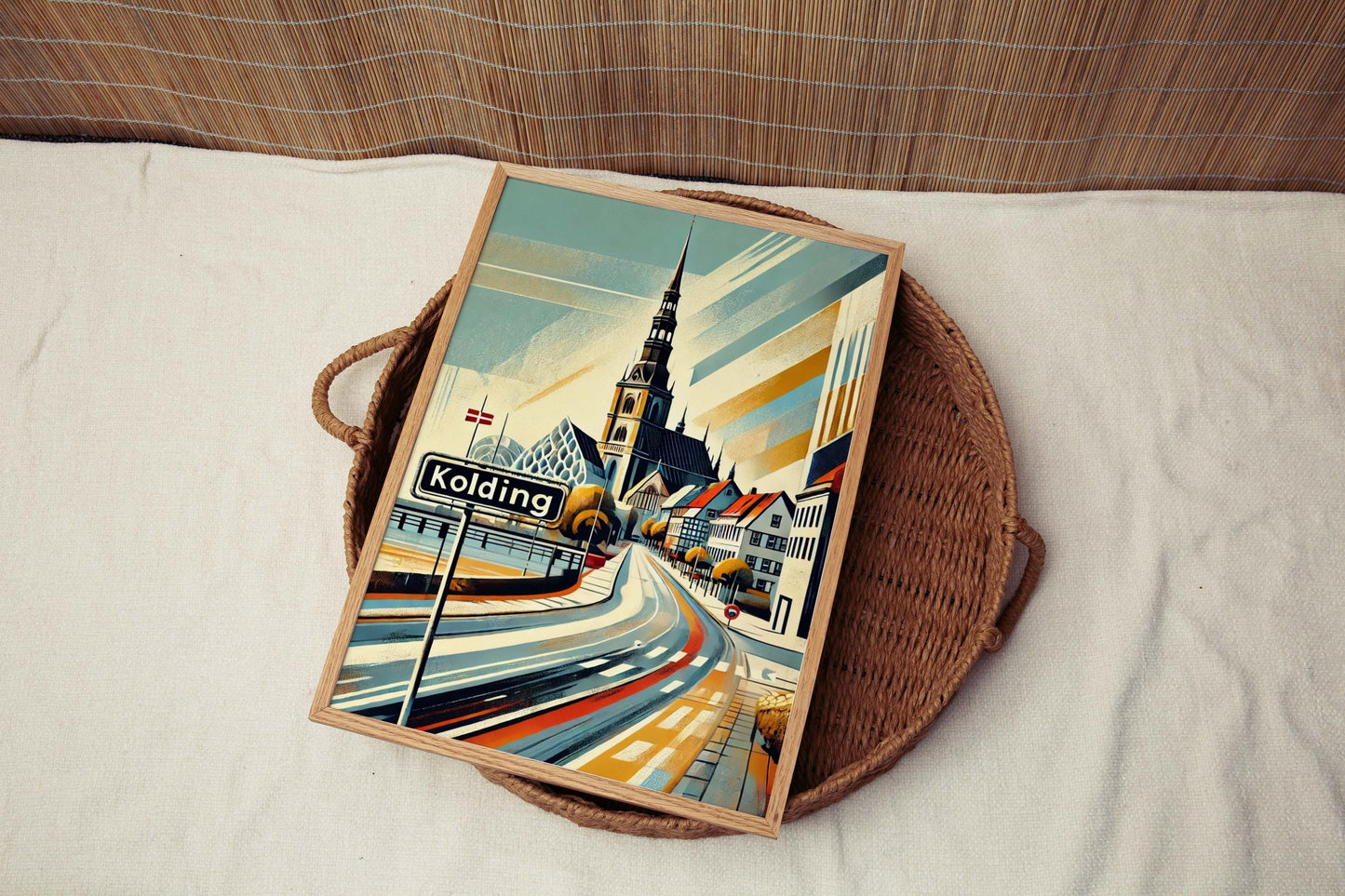 Kolding Art Print - Denmark City Wall Art, Travel Poster, European Home Decor, Housewarming Gift, Kolding Travel Gift