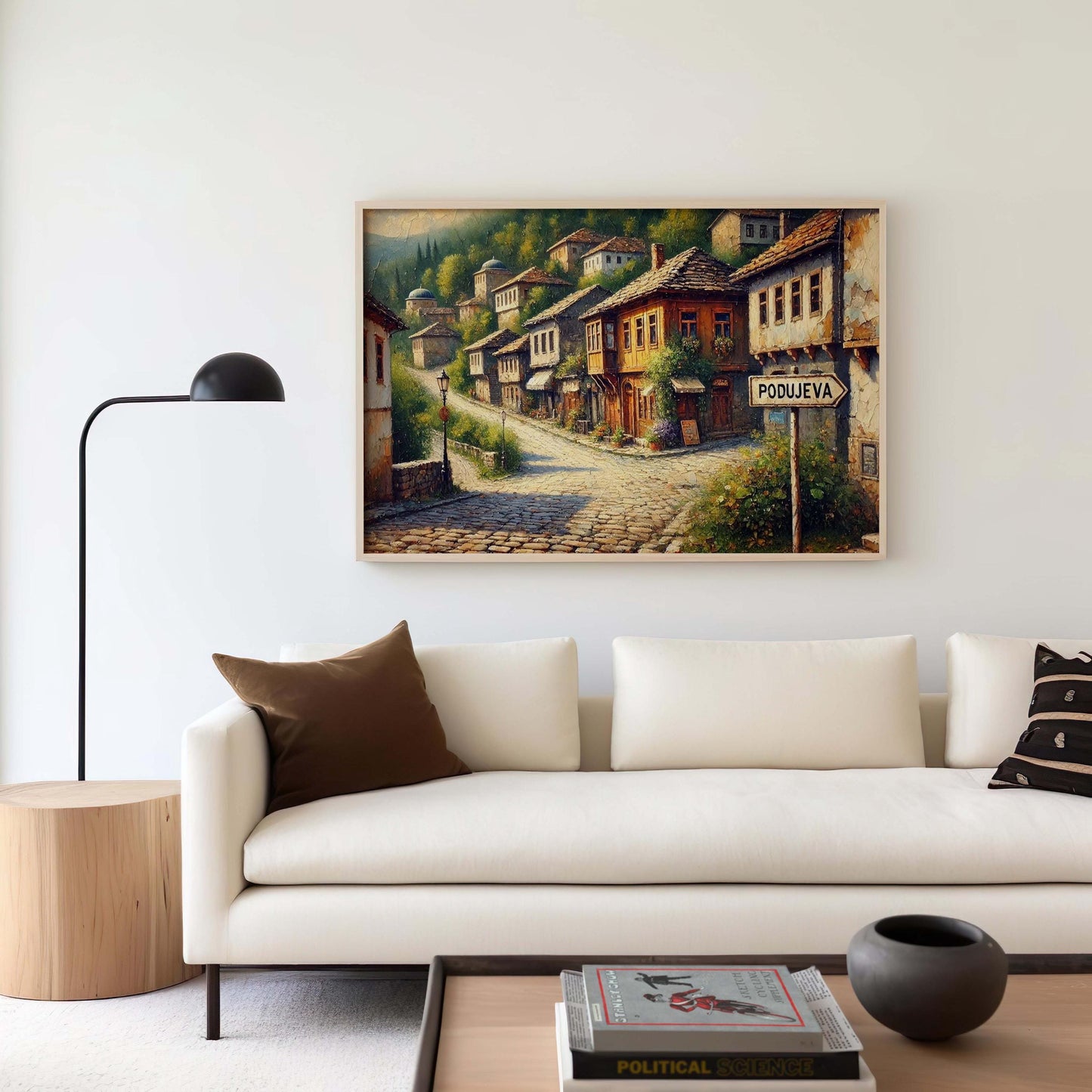 Podujeva Art Travel Print - Kosovo City Wall Art, European Poster, Unique Home Decor, Housewarming Gift, Podujeva Travel Poster