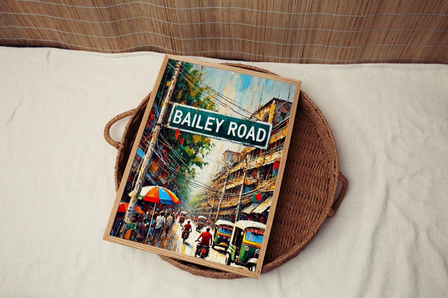 Bailey Road Wall Art, Dhaka Print, Bangladesh Art, “City” Gift, Travel Souvenir, Travel Poster, “State” Art, PERSONALIZED GIFT