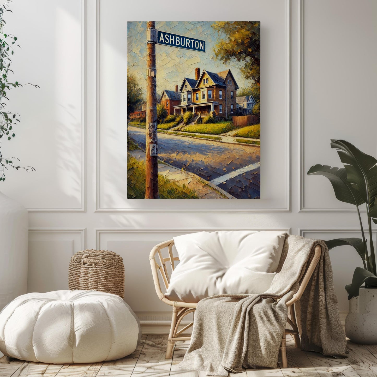 Baltimore Wall Art Ashburton Print Travel Poster Maryland USA Decor Housewarming Gift Baltimore Travel Print