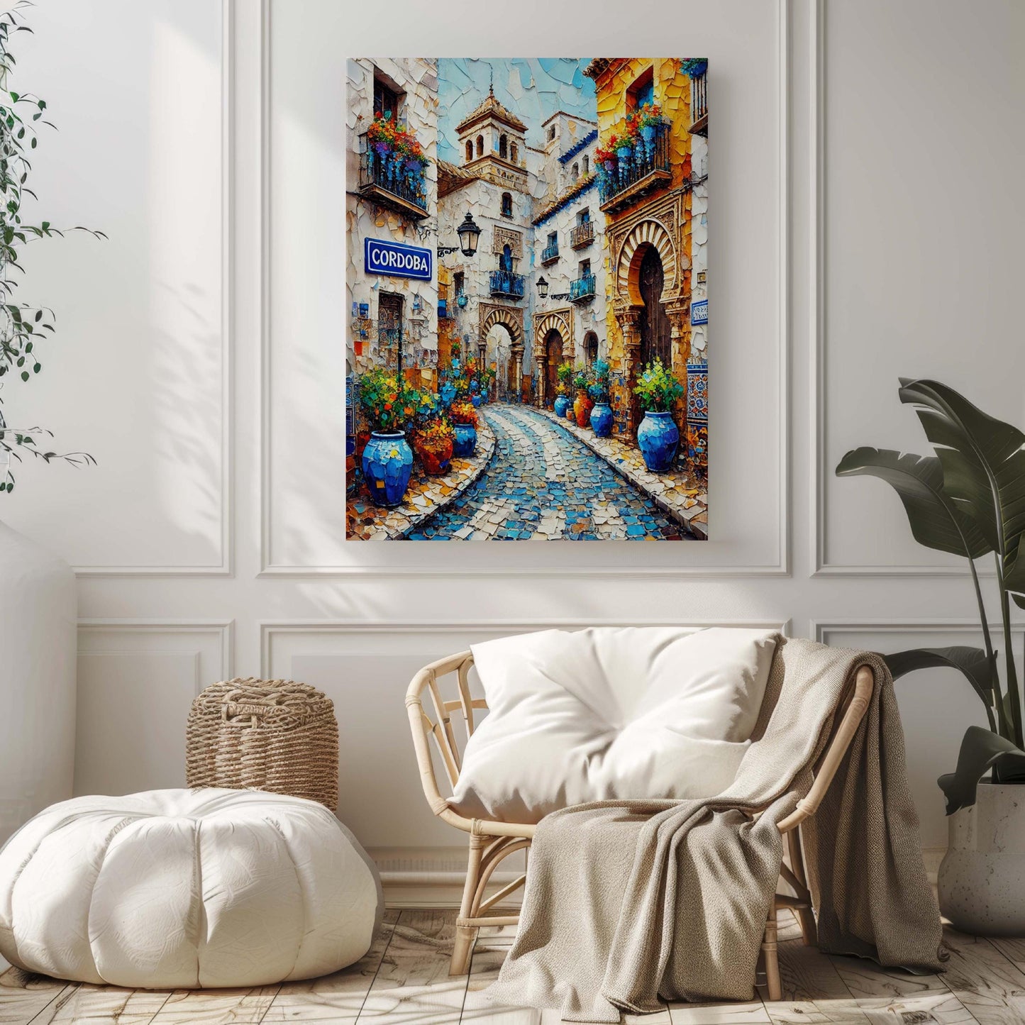 Cordoba Wall Art Spain Travel Print, European Cityscape Poster, Unique Home Decor, Housewarming Gift, Spain Travel Wall Decor