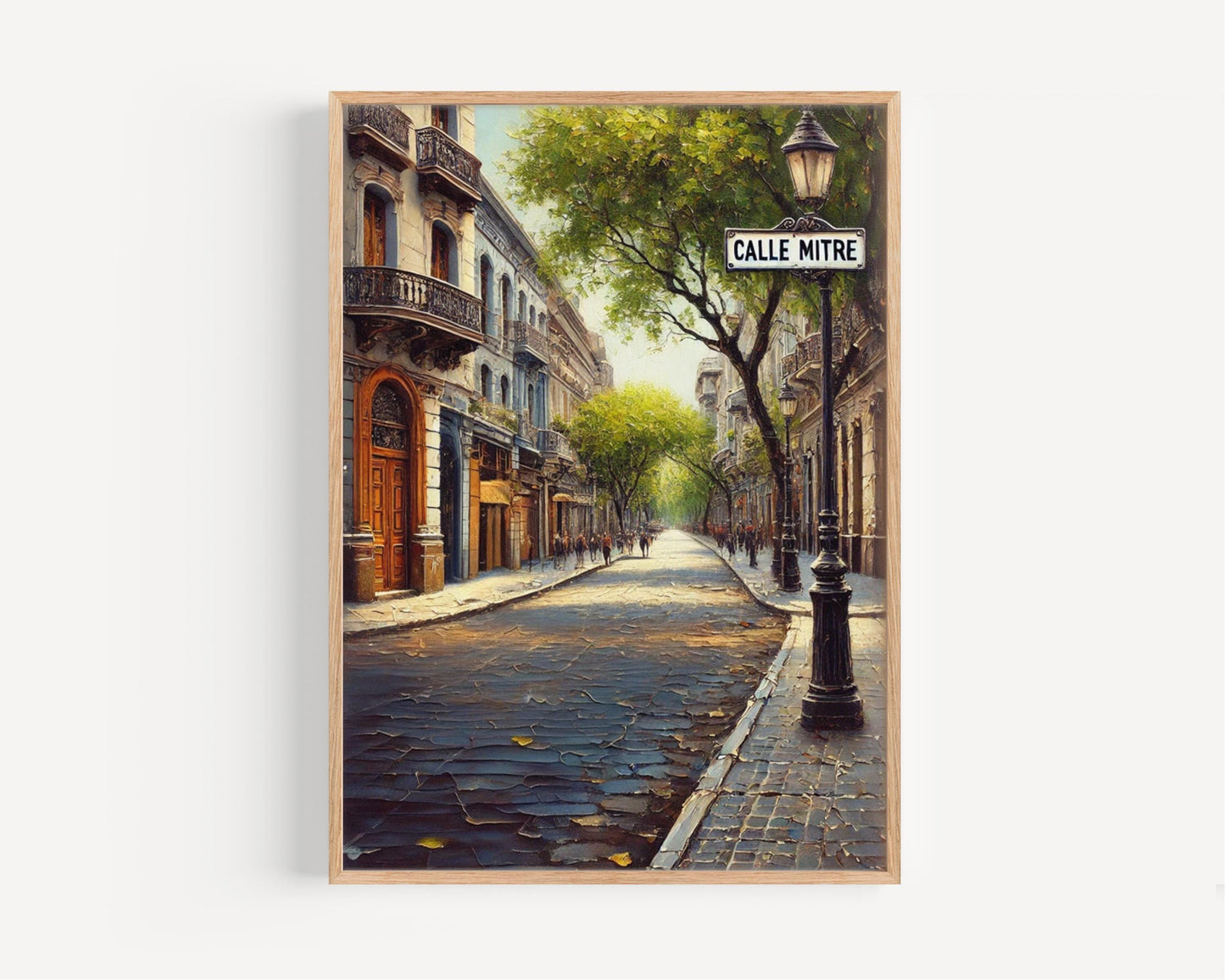 Argentina Calle Mitre Wall Art Print – Travel Poster South American Home Decor, Argentina Gift & Housewarming Art
