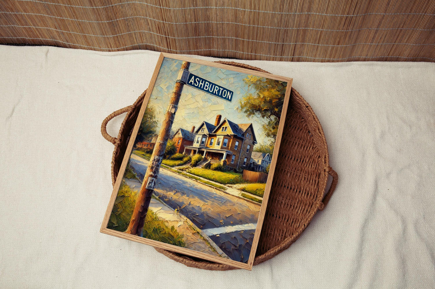 Baltimore Wall Art Ashburton Print Travel Poster Maryland USA Decor Housewarming Gift Baltimore Travel Print