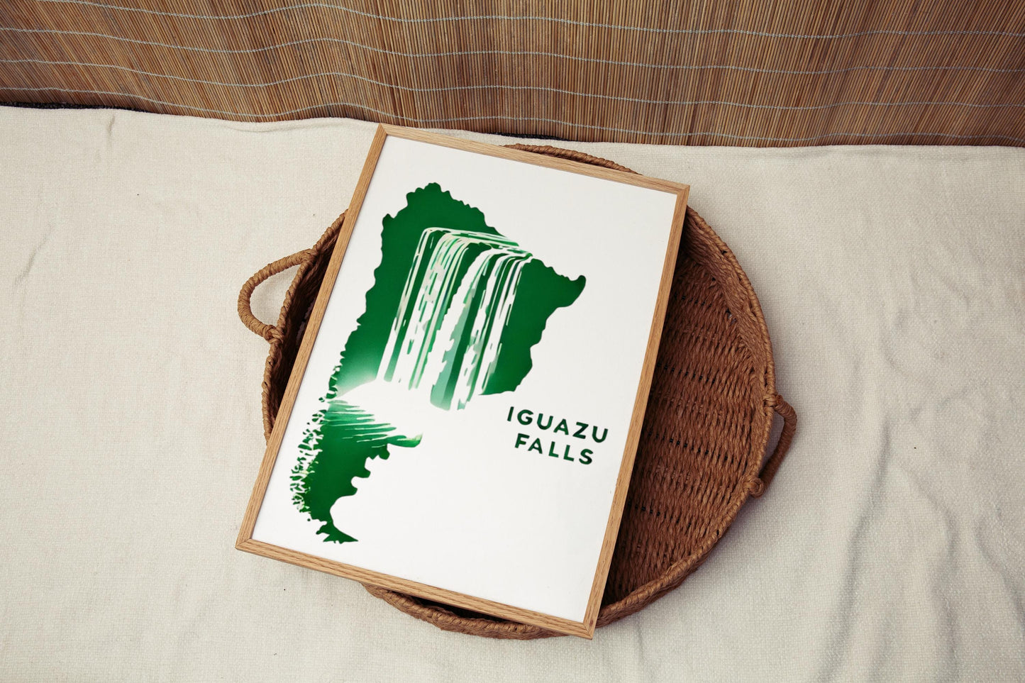 Venezuela Iguazu Falls Wall Art Print – Travel Home Decor, Housewarming Gift, Stunning Waterfall Artwork, Nature Landscape Wall Decor