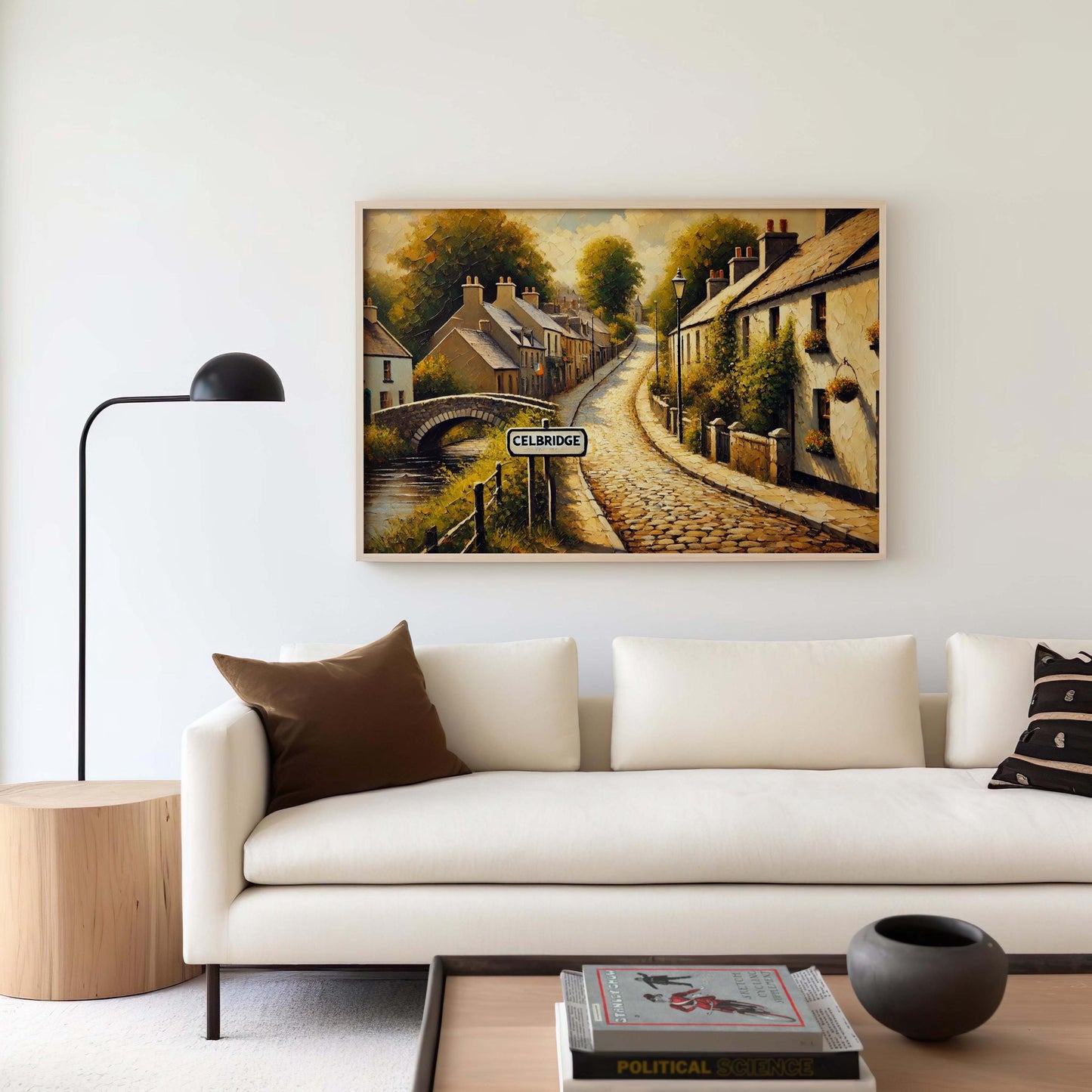 Celbridge Art Print - Ireland Wall Art, Celbridge Travel Poster, European City Gift, Housewarming Decor, Irish Home Decoration