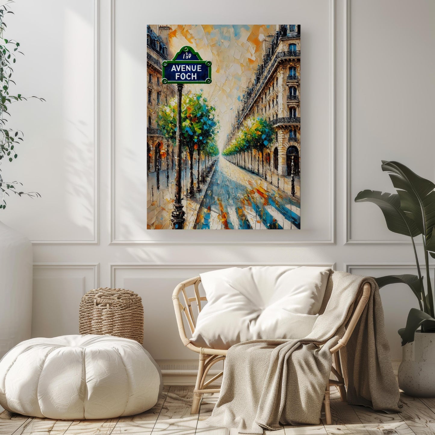 Avenue Foch Wall Art Paris Print France Art Travel Poster French Gift European Elegance | Personalized Street Sign Artwork