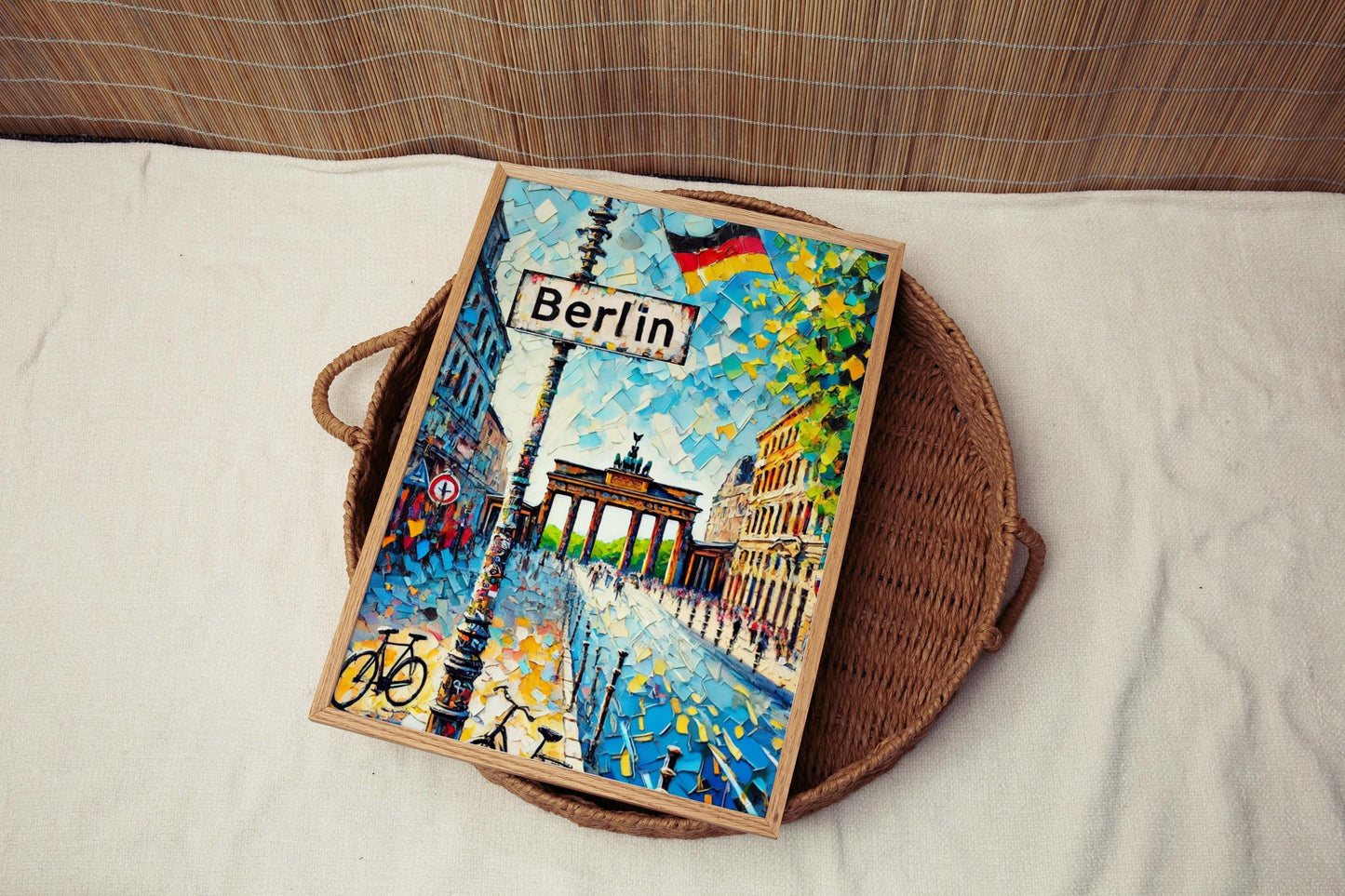 Berlin Art Print Berlin Wall Artwork Germany City Travel Poster European Wall Decor Housewarming Gift