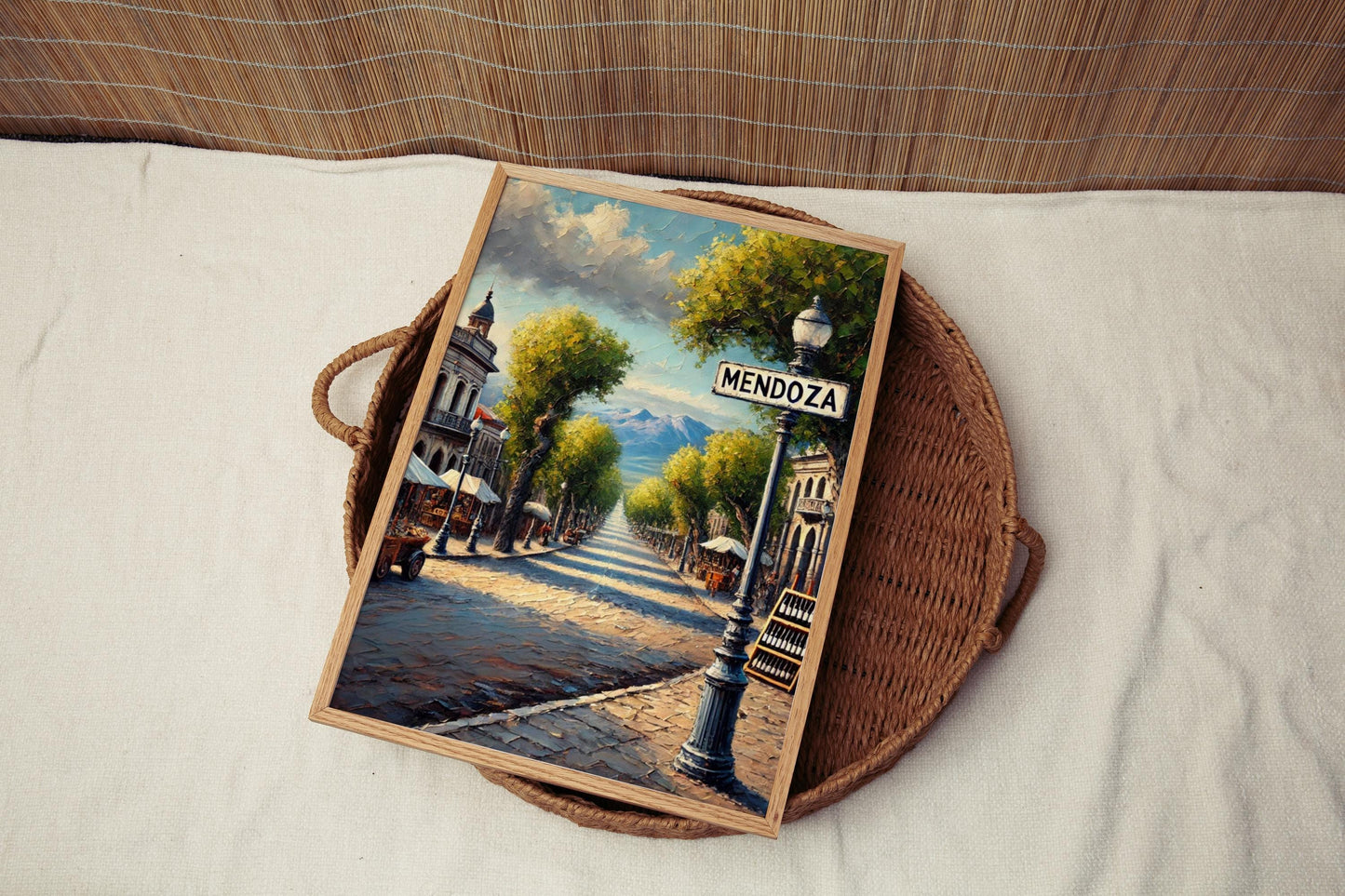 Wall Art Mendoza Print Argentina Travel Poster South American Decor Housewarming Gift
