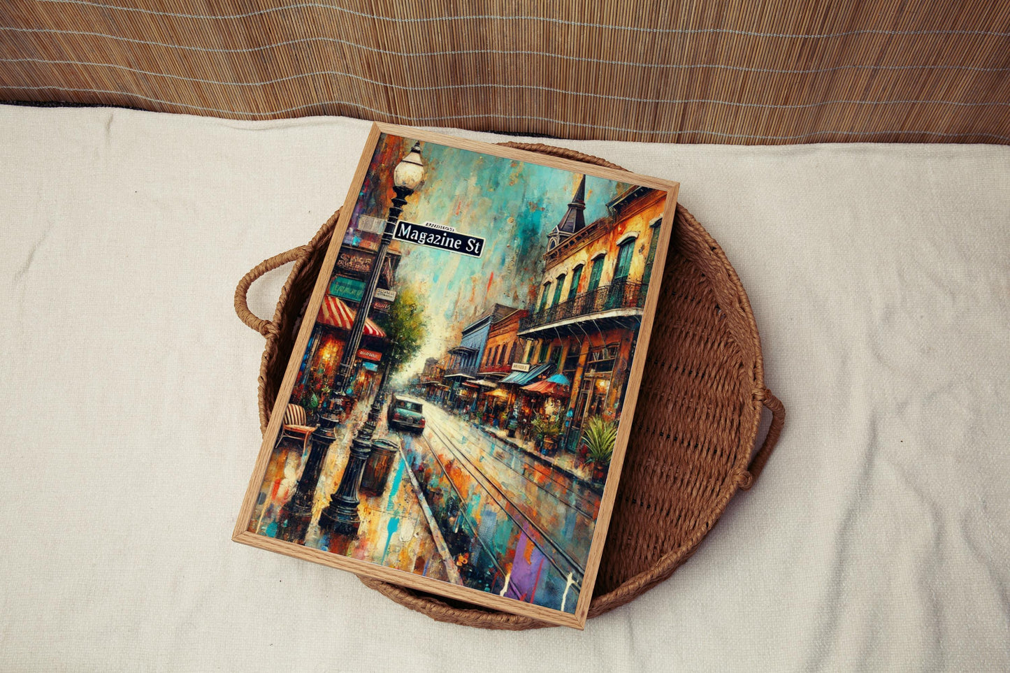 Magazine St Wall Art, Magazine Street Print, New Orleans Art, New Orleans Gift, Travel Print, Travel Poster, Gift, Louisiana Art